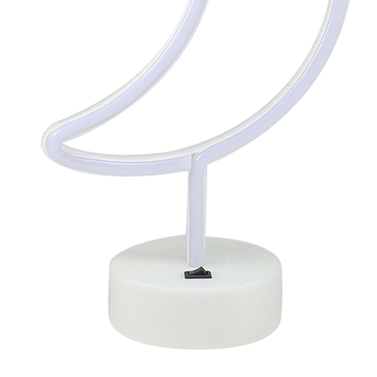 Moon Neon Light Ornament Moon Light for Bar Room Decoration Remembrance Gift