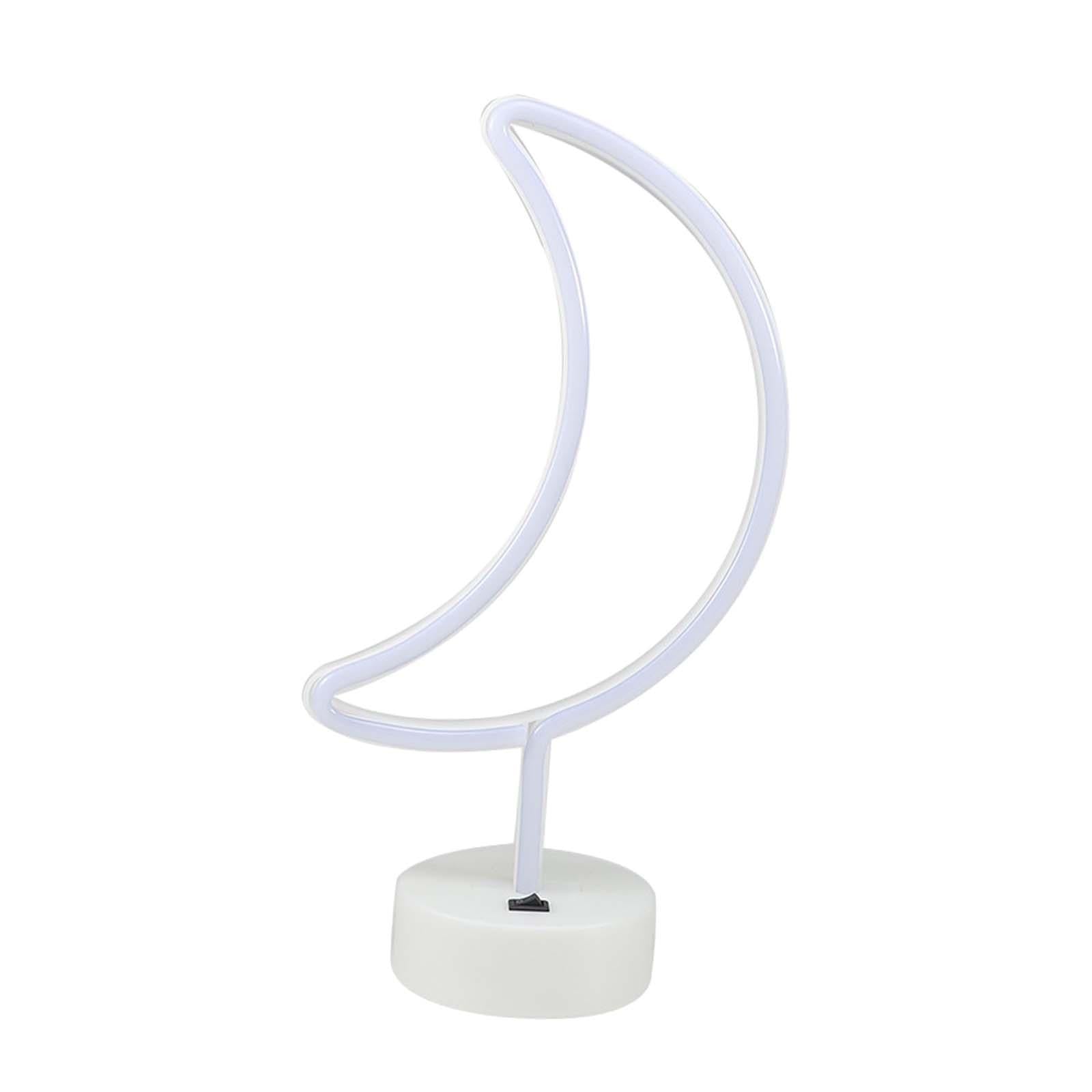 Moon Neon Light Ornament Moon Light for Bar Room Decoration Remembrance Gift