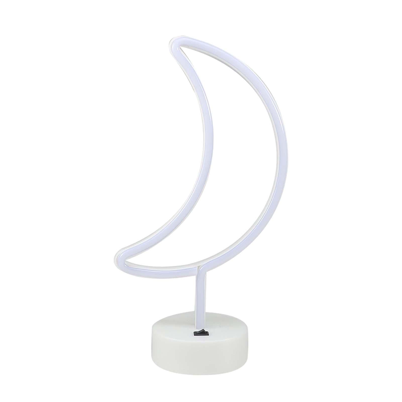 Moon Neon Light Ornament Moon Light for Bar Room Decoration Remembrance Gift