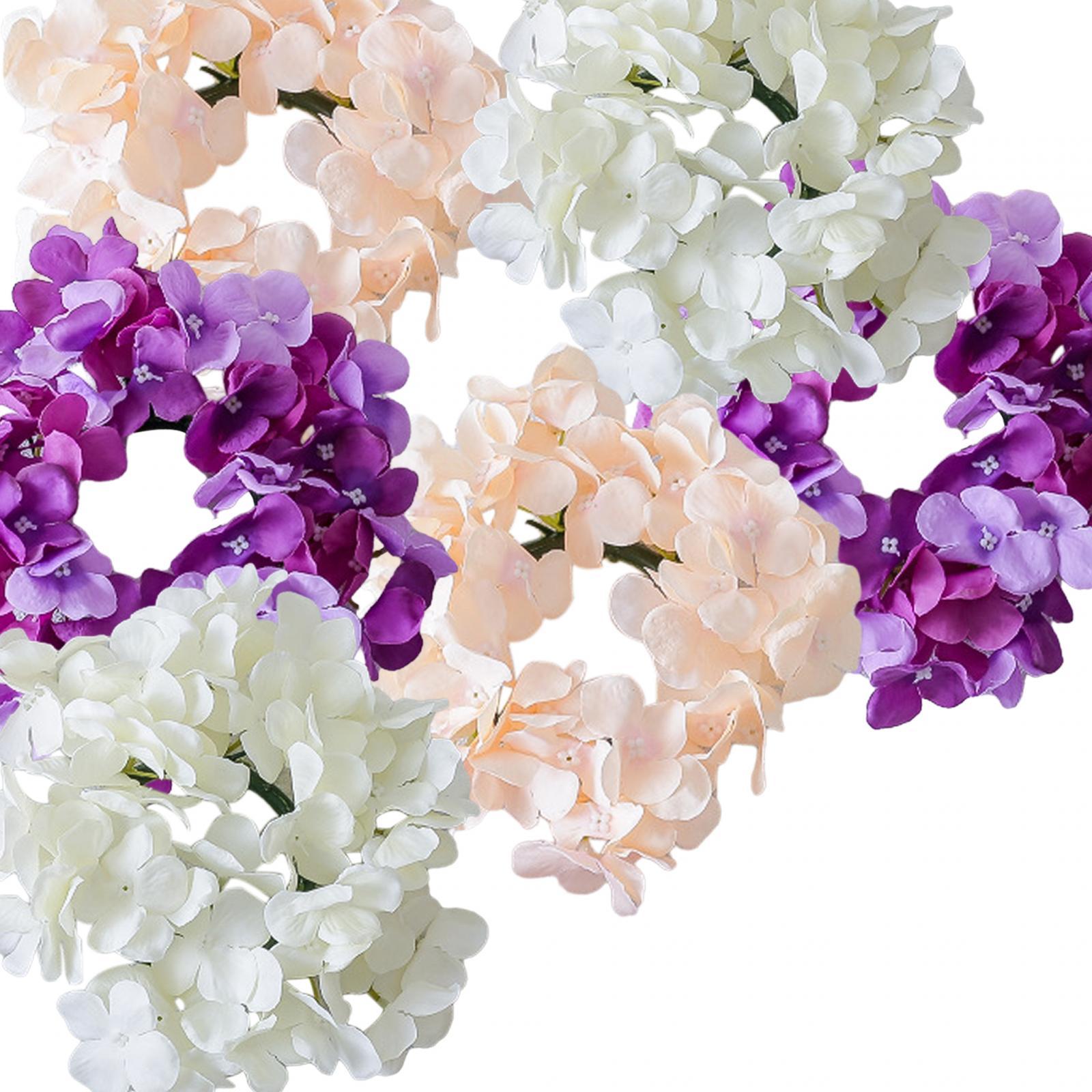 Artificial Flowers Candle Wreath Valentine's Day Decoration for Dining Table
