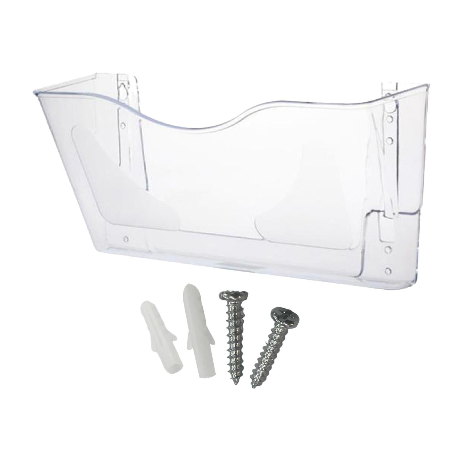 Wall Mount Brochure Holder Magazine Rack Flyer Holder for Exhibition Durable Horizontal