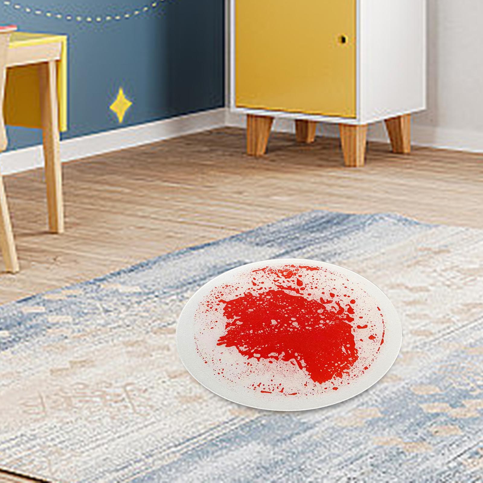 Liquid The Tiles Round 30cm Activity Play Mat for Kids for Boy Children Kids red