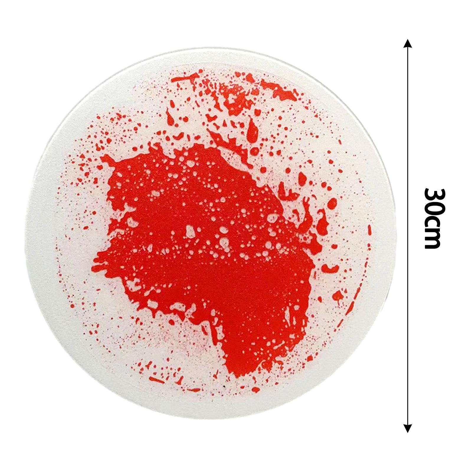 Liquid The Tiles Round 30cm Activity Play Mat for Kids for Boy Children Kids red