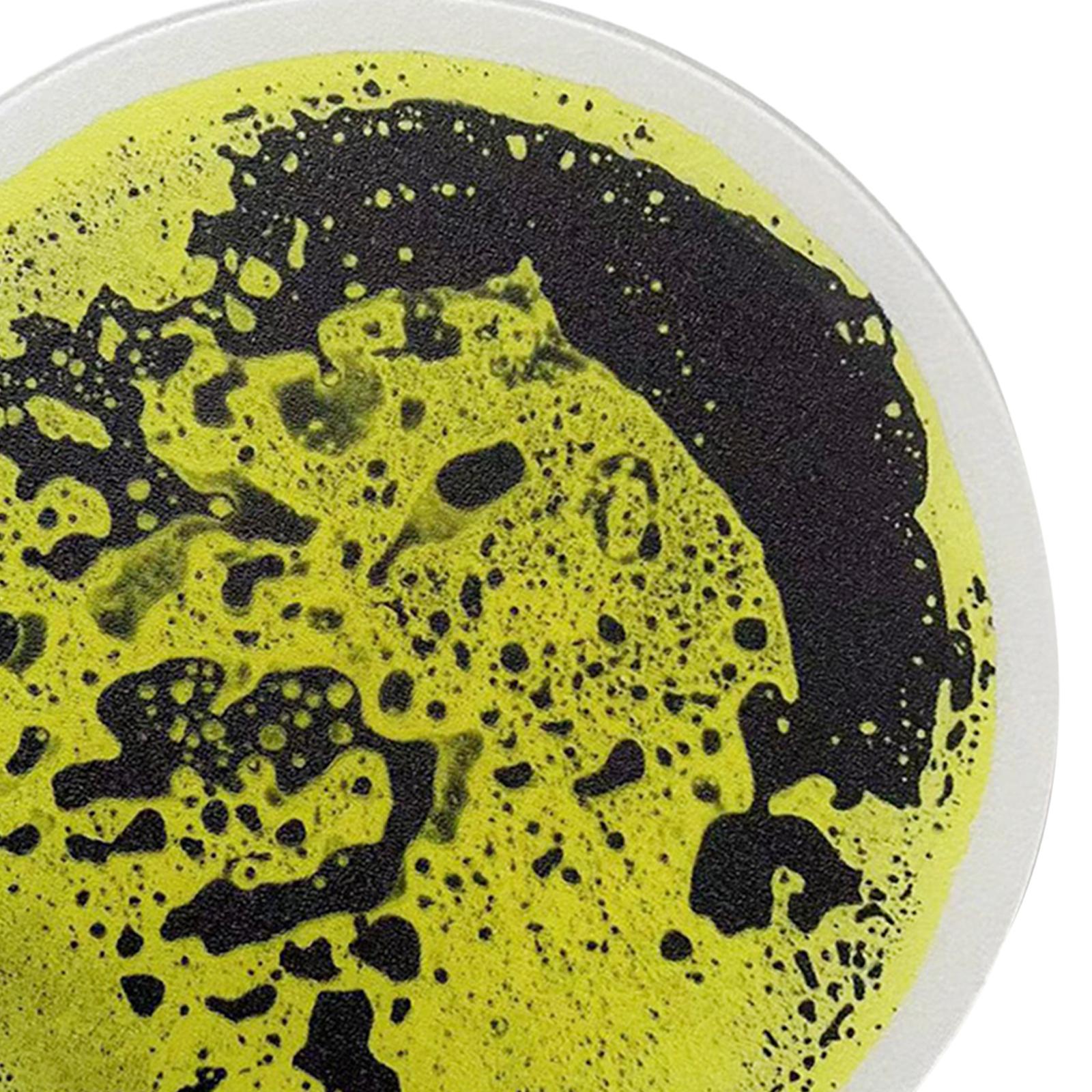 Liquid The Tiles Round 30cm Activity Play Mat for Kids for Boy Children Kids yellow and black