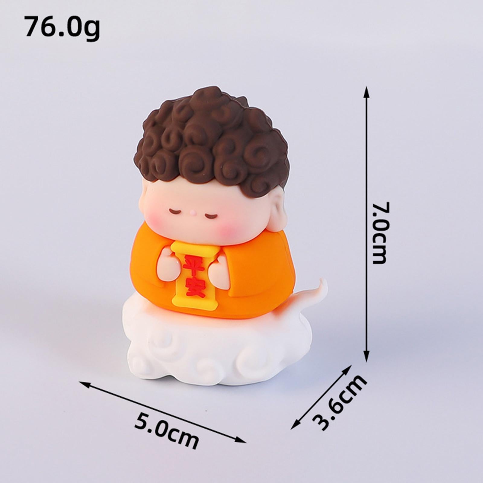 2xBlessings Figurine Desk Statue for Car Dashboard Decor Apartment Living Room Style A