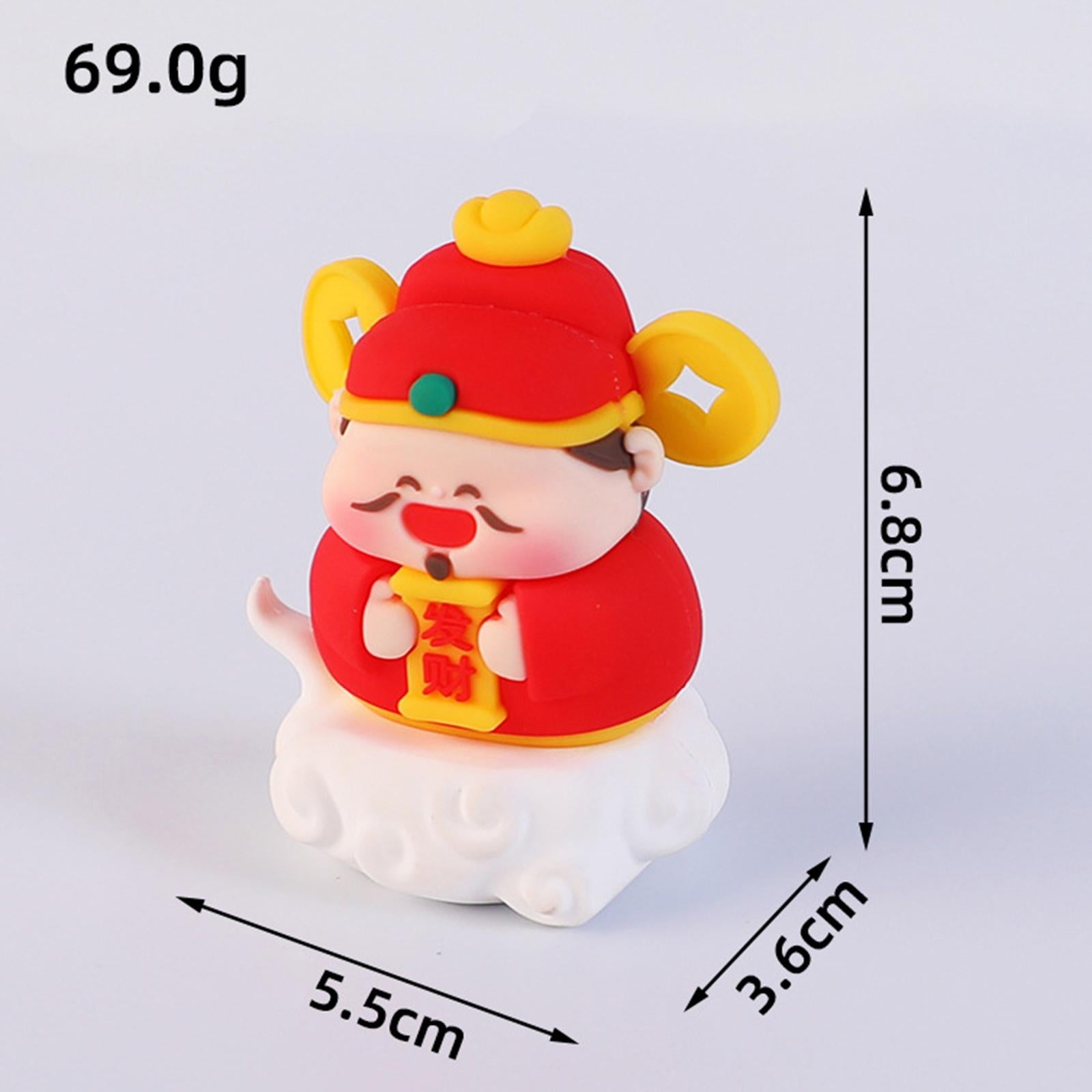 2xBlessings Figurine Desk Statue for Car Dashboard Decor Apartment Living Room Style B