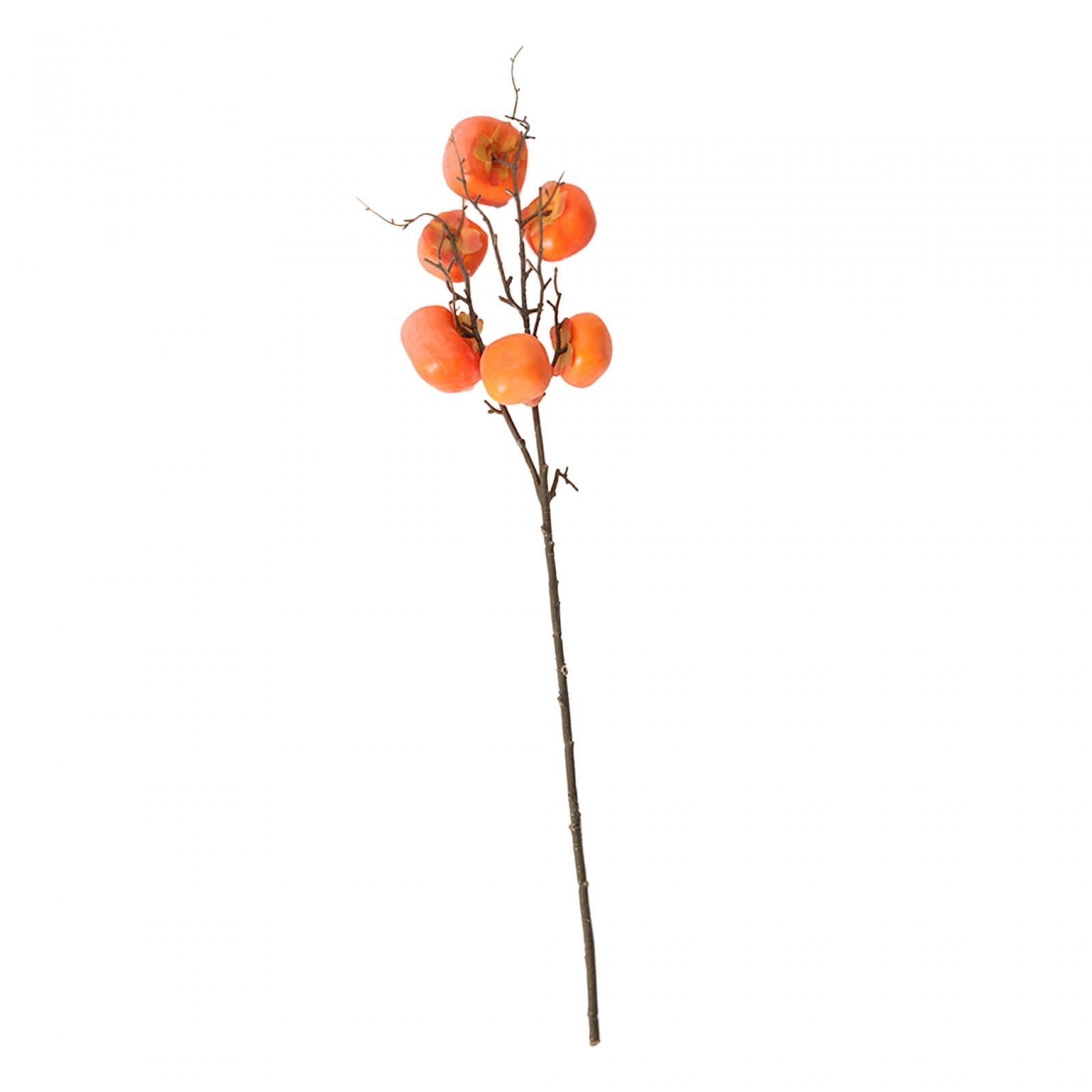 Artificial Persimmon Bouquet Fruit Branches for Wedding Anniversary Birthday