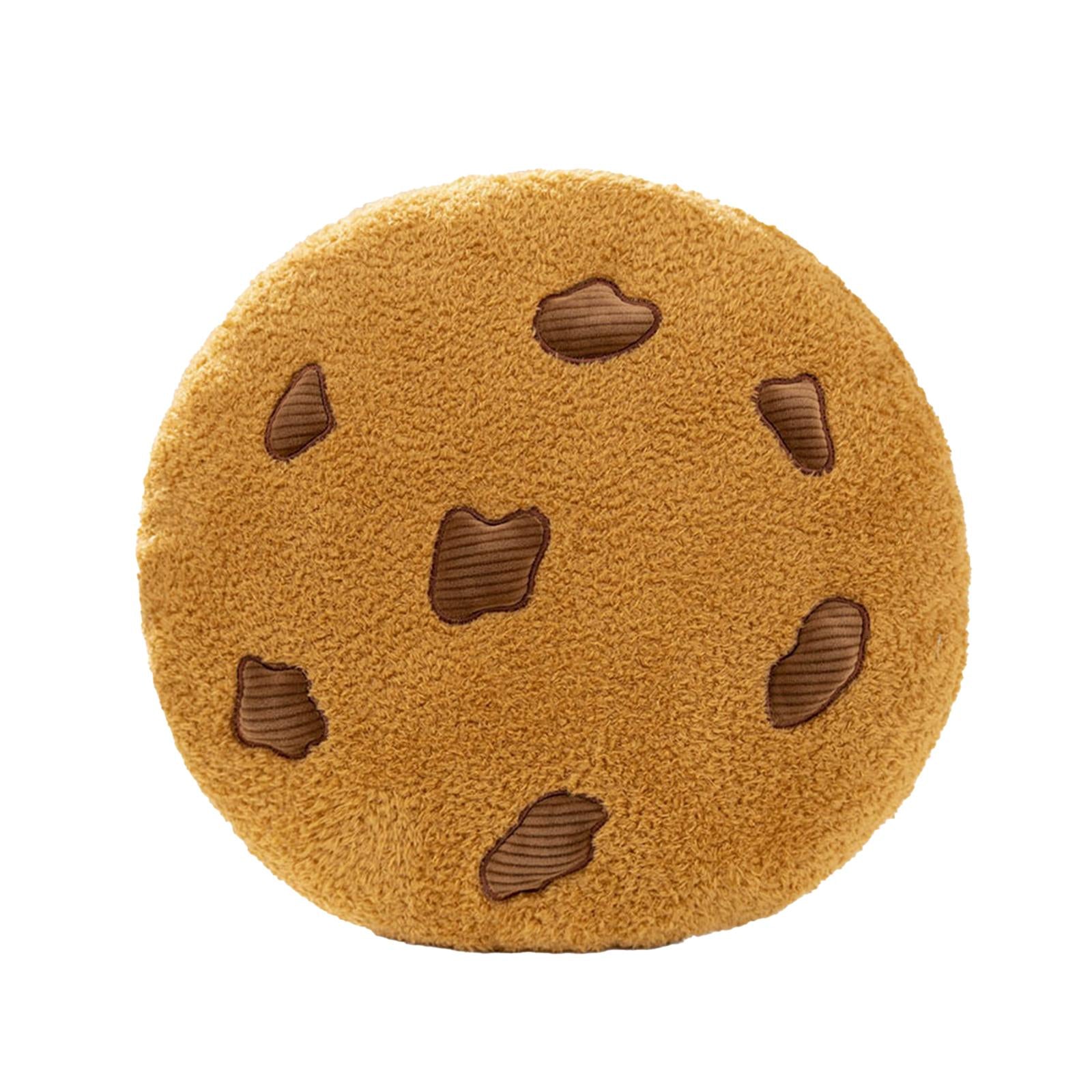 Chocolate Chip Cookies Pillow Chair Cushion for Dorm Dining Chair Living Room Diameter 26cm