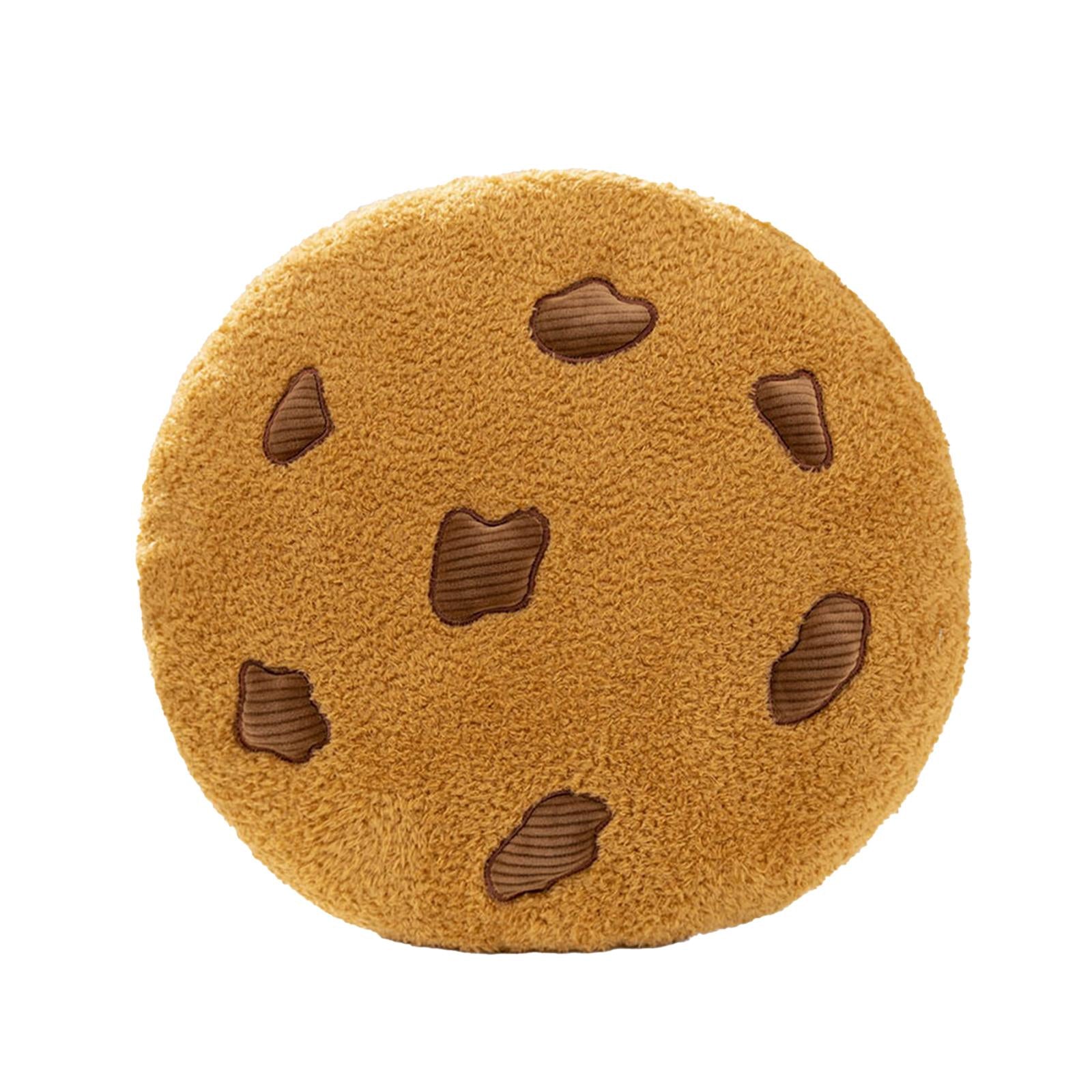 Chocolate Chip Cookies Pillow Chair Cushion for Dorm Dining Chair Living Room Diameter 26cm