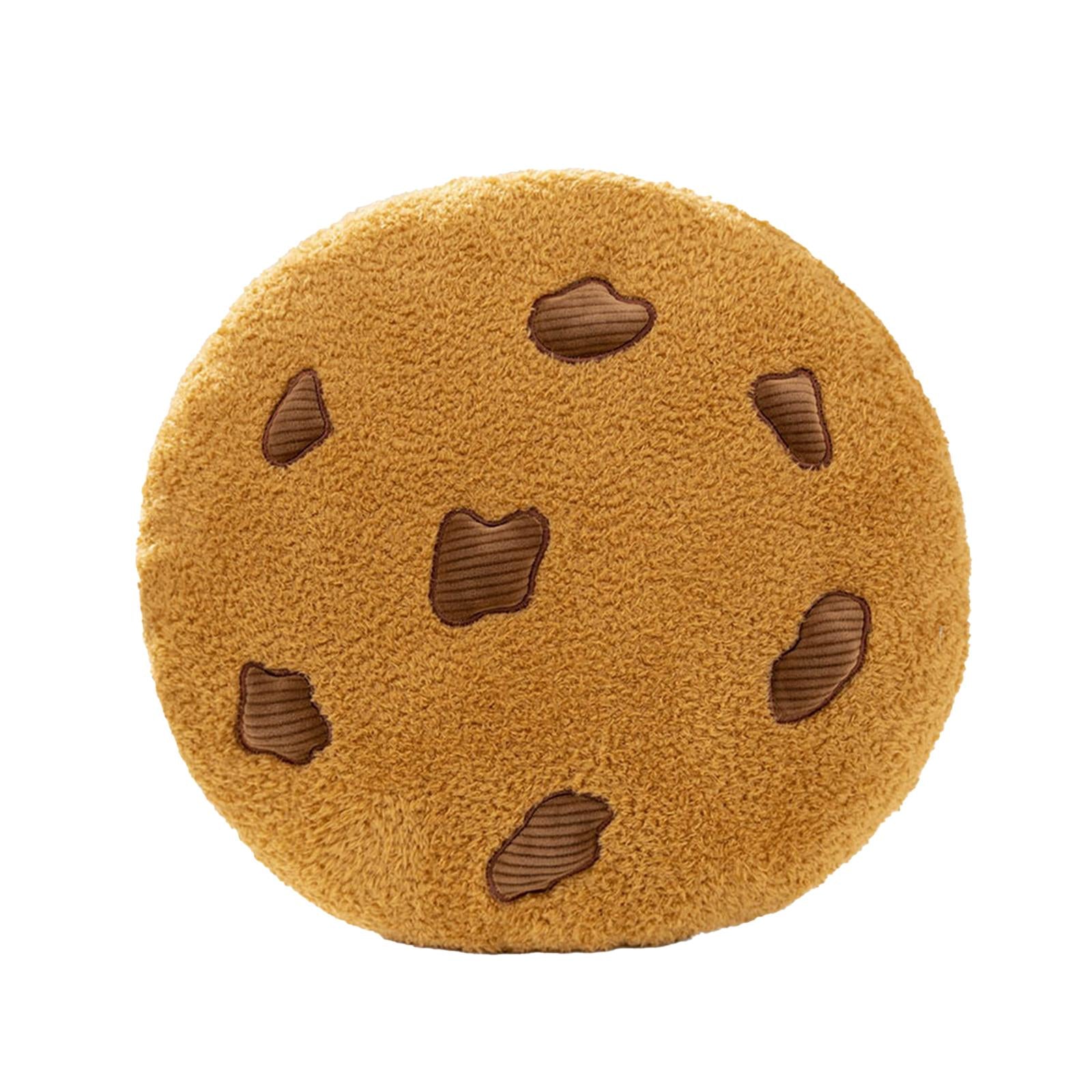 Chocolate Chip Cookies Pillow Chair Cushion for Dorm Dining Chair Living Room Diameter 26cm