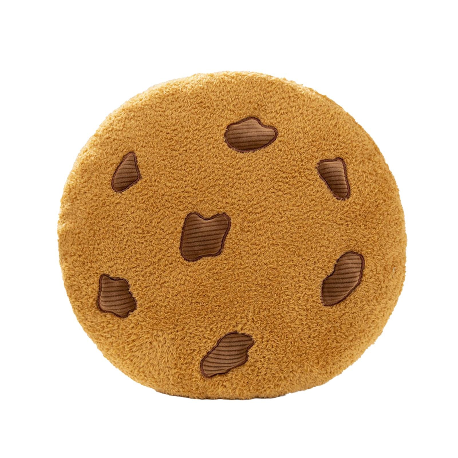 Chocolate Chip Cookies Pillow Chair Cushion for Dorm Dining Chair Living Room Diameter 26cm