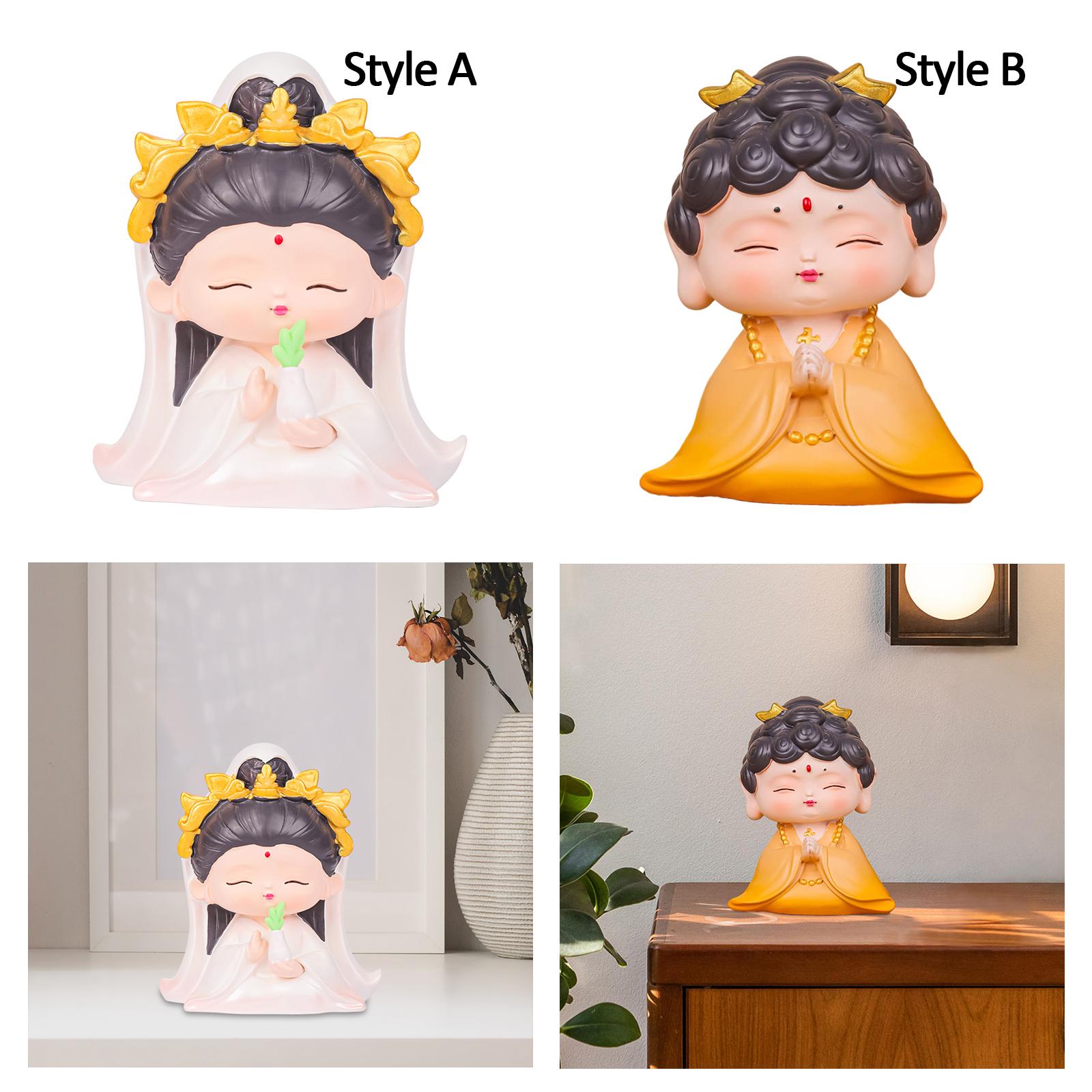 Figurines Statue Decoration 2024 New Year Decorative Statue for Festival Car Style A