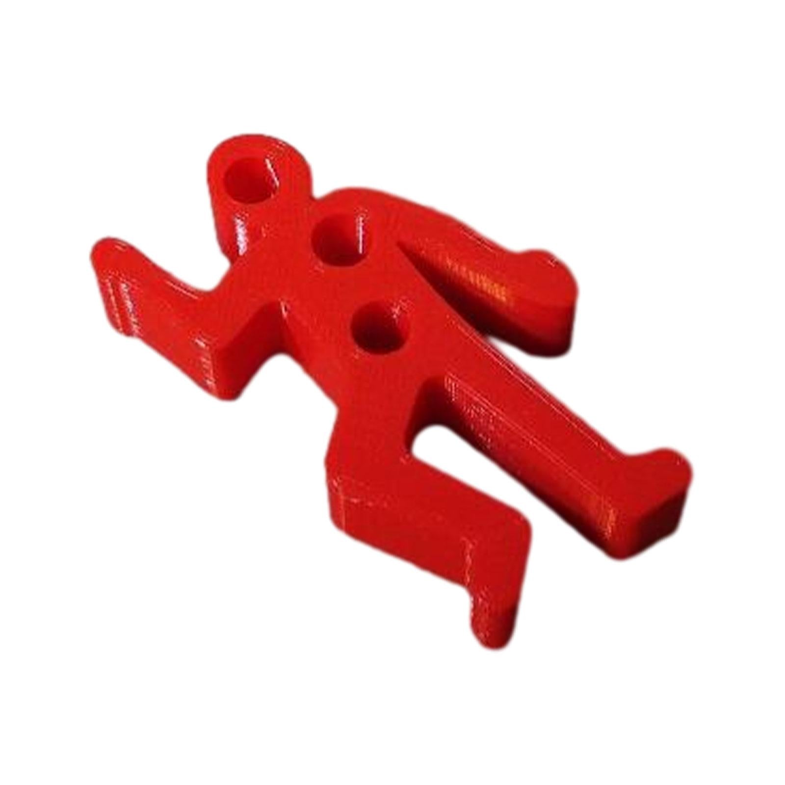 Desk Pen Holder Decor Novelty Decorative Crime Scene for Cubicle Funny Gifts Red