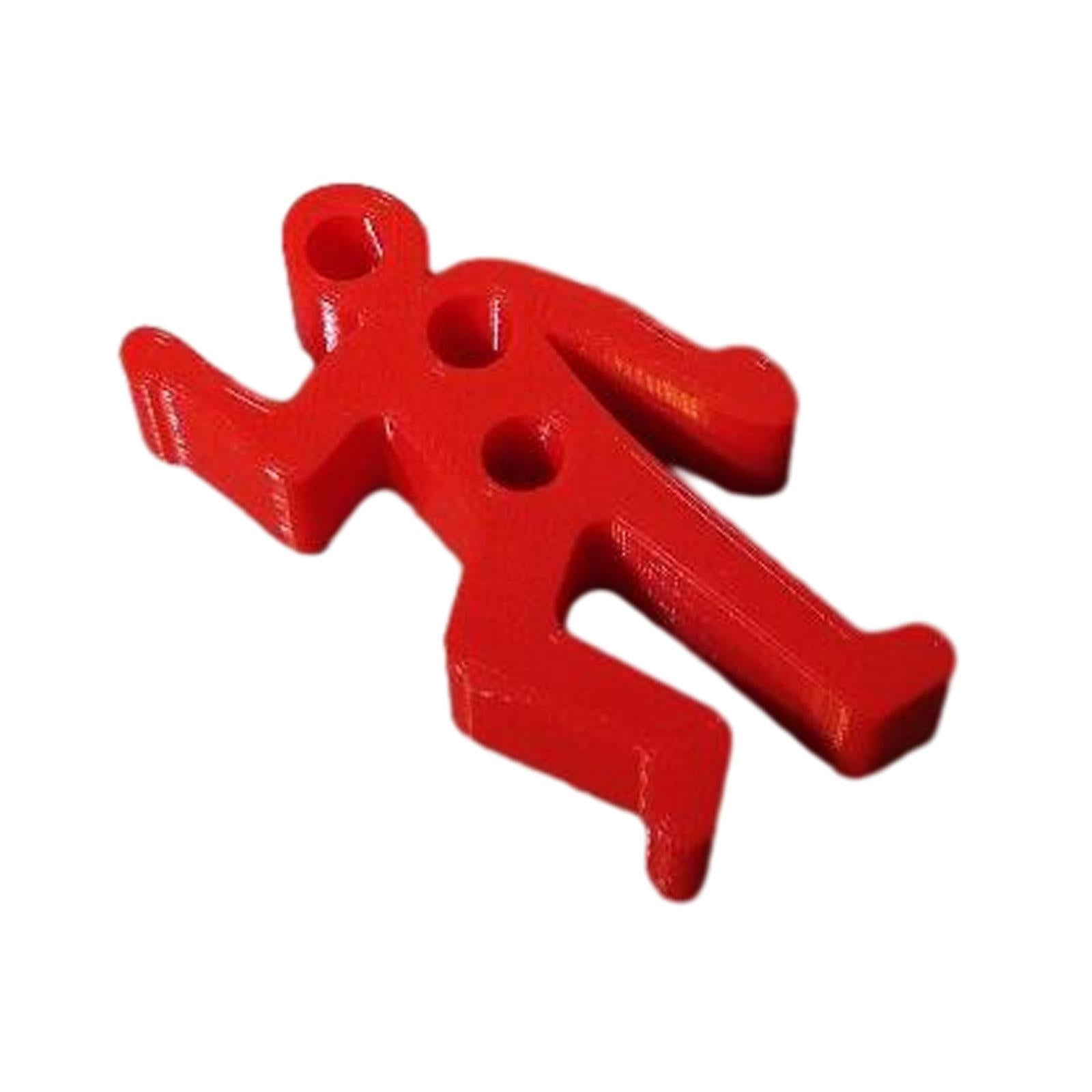 Desk Pen Holder Decor Novelty Decorative Crime Scene for Cubicle Funny Gifts Red