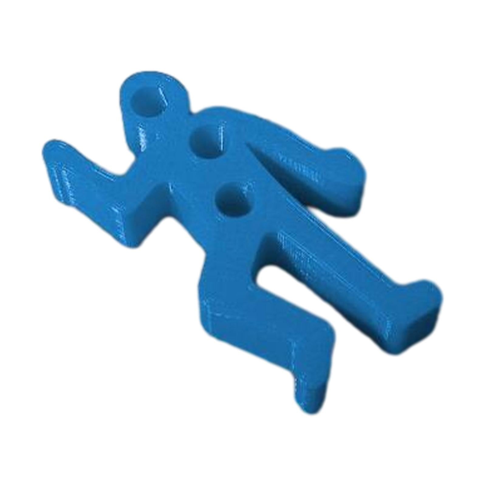 Desk Pen Holder Decor Novelty Decorative Crime Scene for Cubicle Funny Gifts Blue