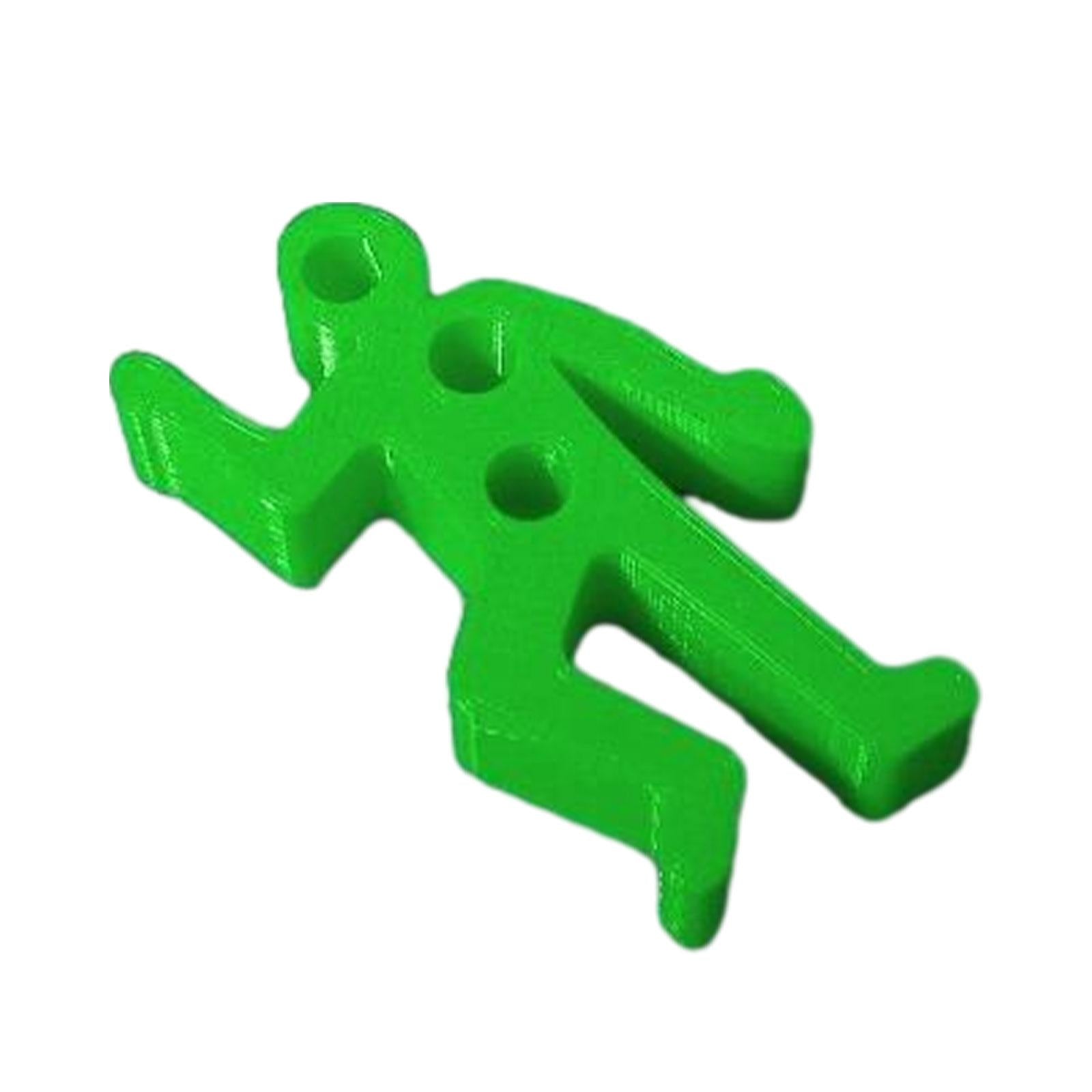 Desk Pen Holder Decor Novelty Decorative Crime Scene for Cubicle Funny Gifts Green
