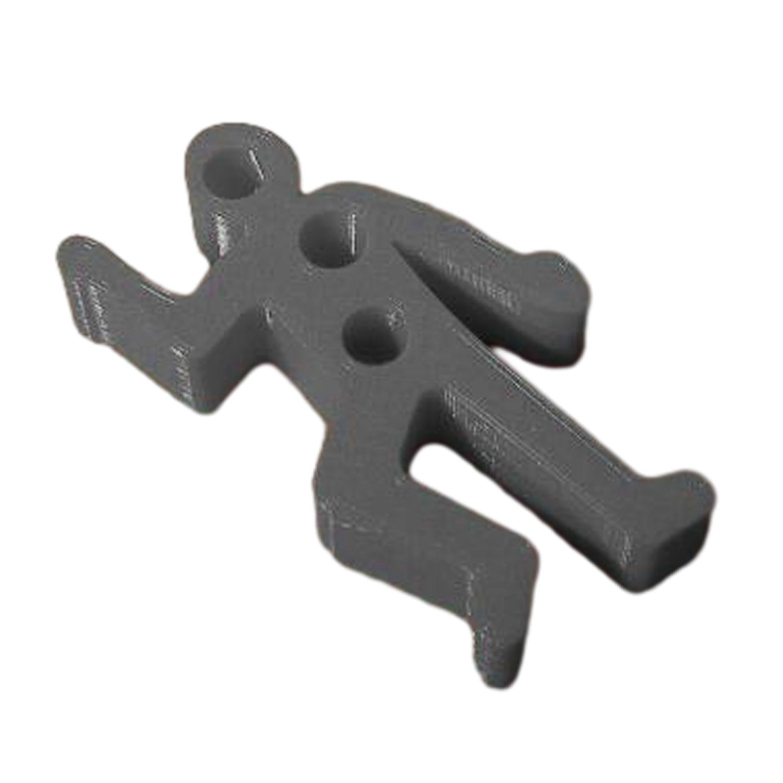 Desk Pen Holder Decor Novelty Decorative Crime Scene for Cubicle Funny Gifts Gray