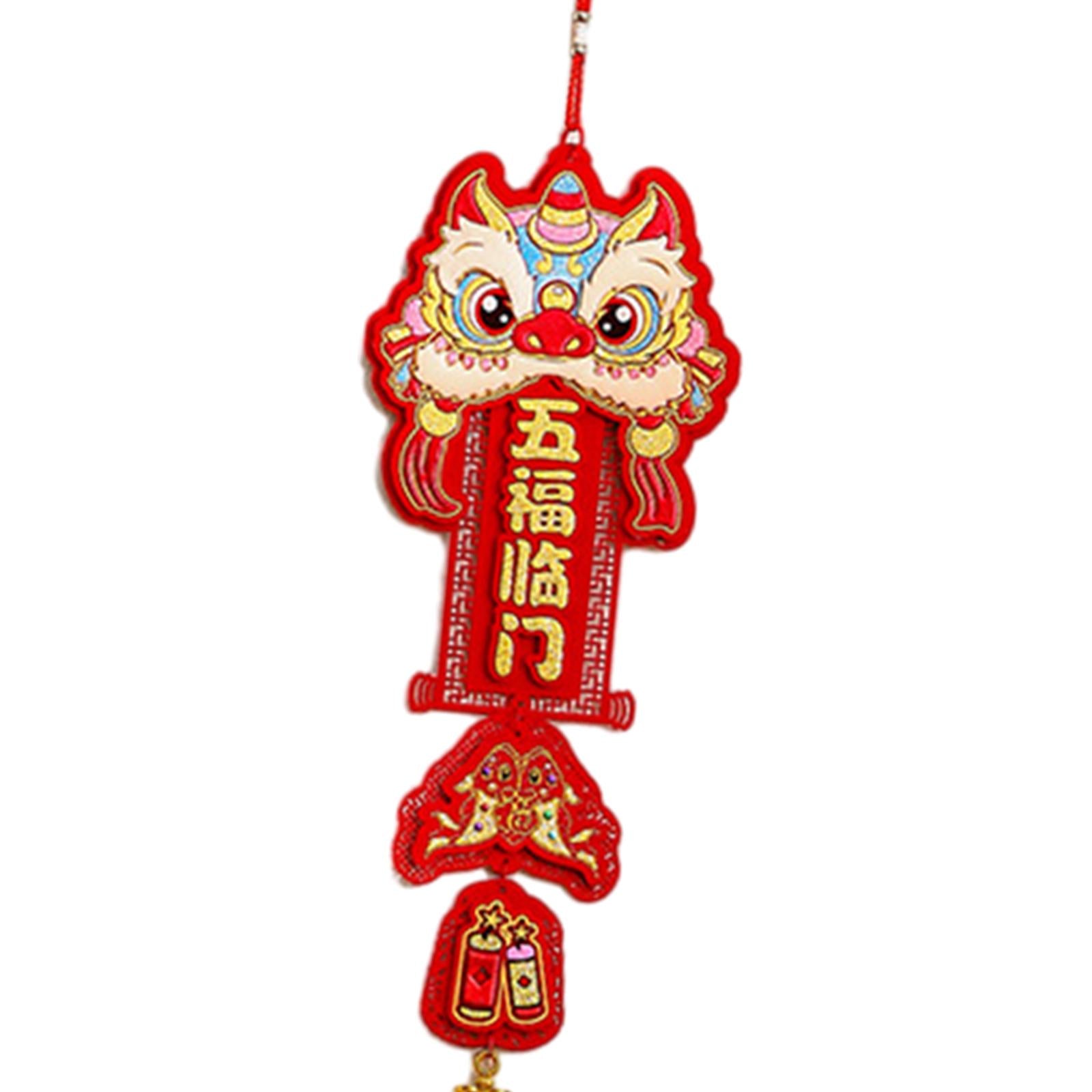 Chinese New Year Hanging Decorations 20x93cm for Entrance Window Celebration