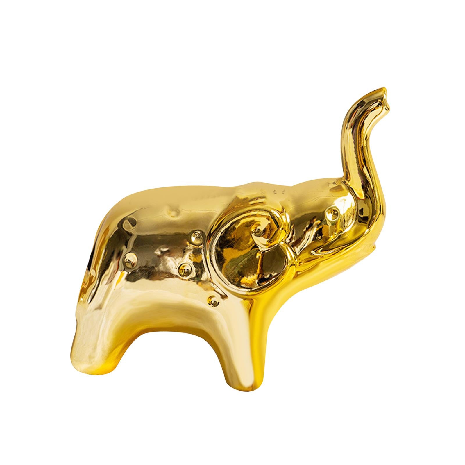 Elephant Statue Creative Tabletop Ornament for Entrance Cabinet Living Room