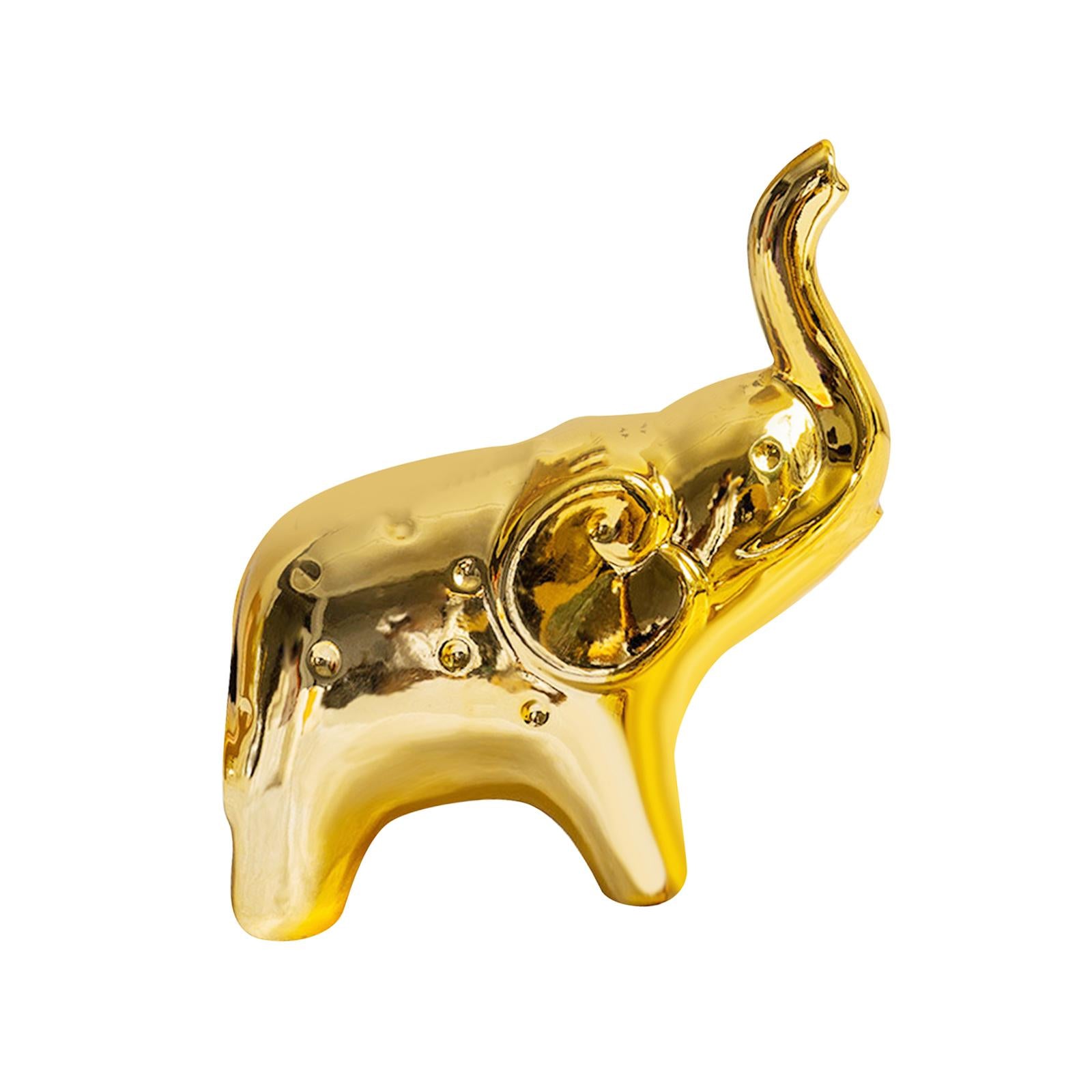 Elephant Statue Creative Tabletop Ornament for Entrance Cabinet Living Room
