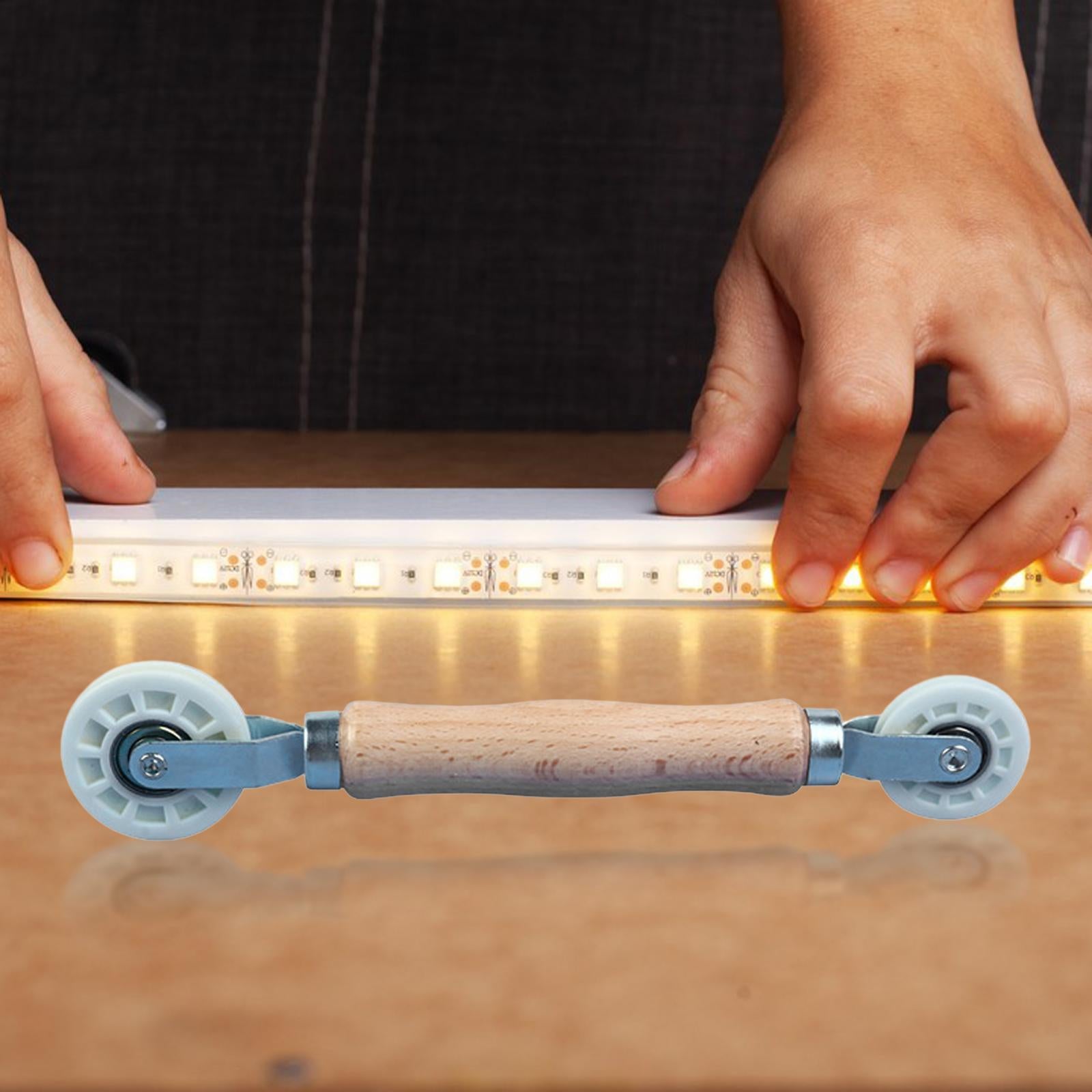 LED Strip Channel Roller Tool Durable Quick Installation Tool U Groove Wheel