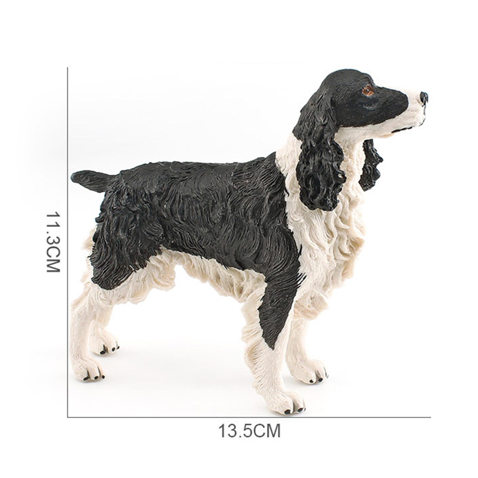 Dog Figurine Animal Toy Dog Sculptures for Home Living Room Indoor Outdoor