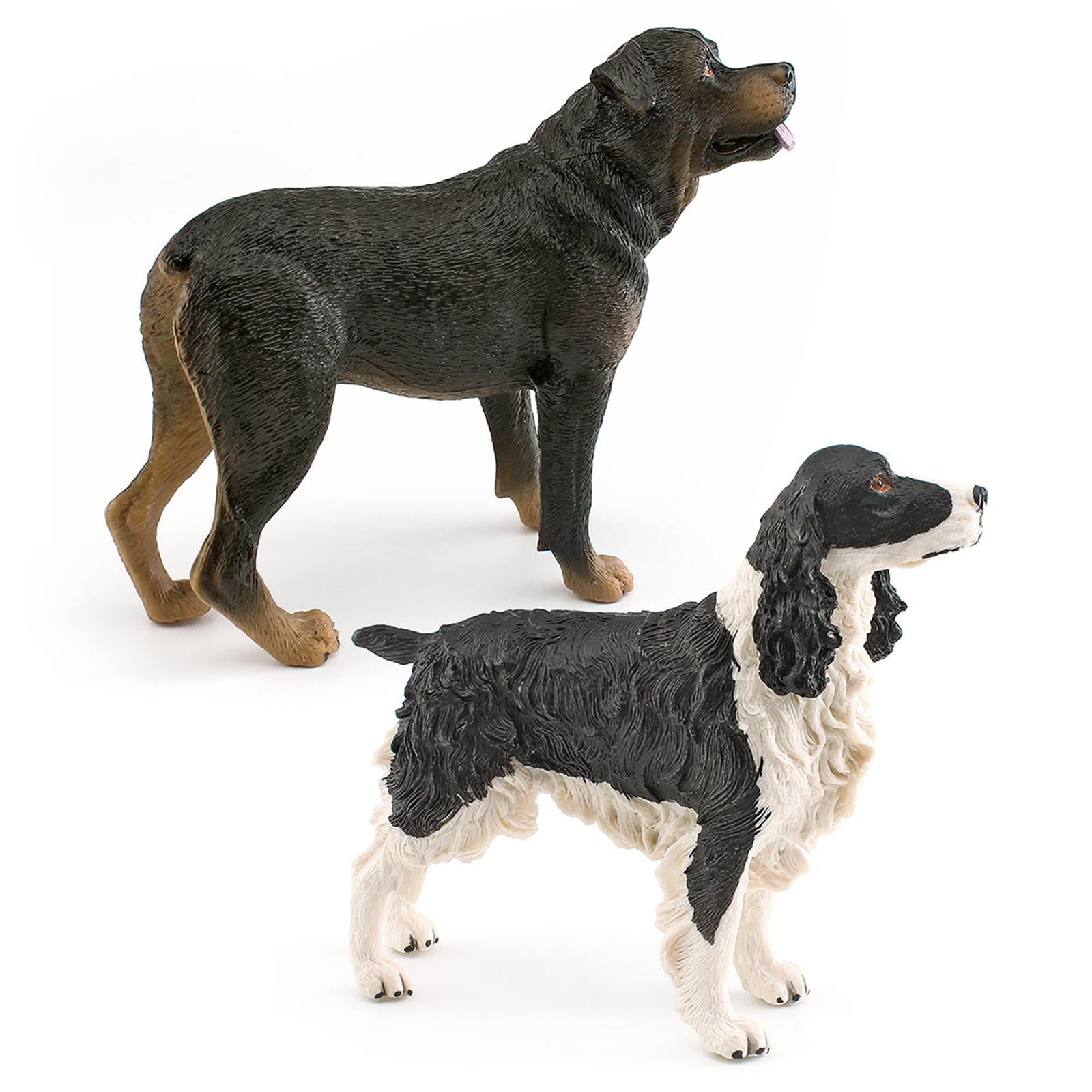 Dog Figurine Animal Toy Dog Sculptures for Home Living Room Indoor Outdoor