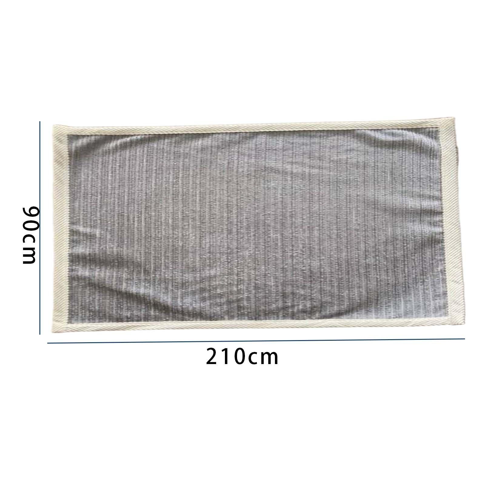 Sofa Cover Thickened Home Decoration Kids Pets Dogs Friendly Simple Chenille light gray 90x210cm