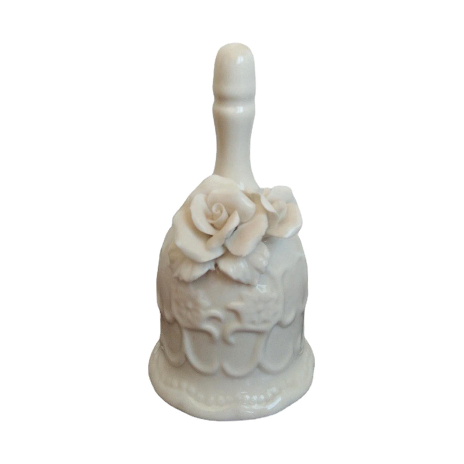 Handbell Ceramic Serving Bell Anniversary Dinner Bell Resturant Service Bell