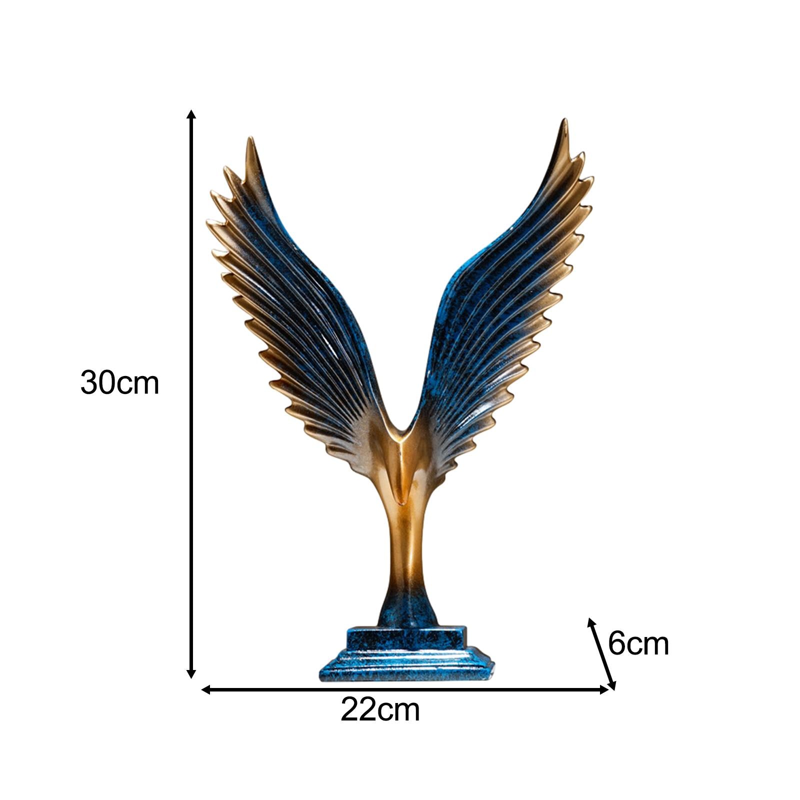 Eagle Figurine Crafts Collection Modern Desk Ornament for Home Cabinet Decor