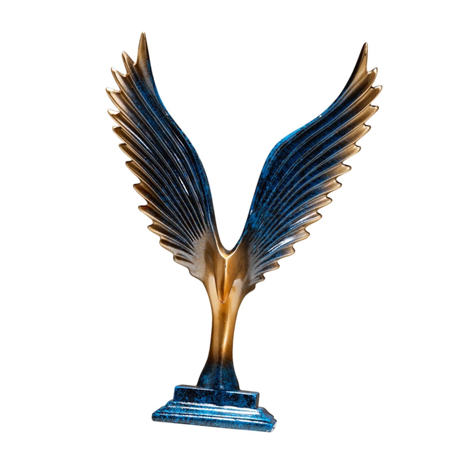 Eagle Figurine Crafts Collection Modern Desk Ornament for Home Cabinet Decor