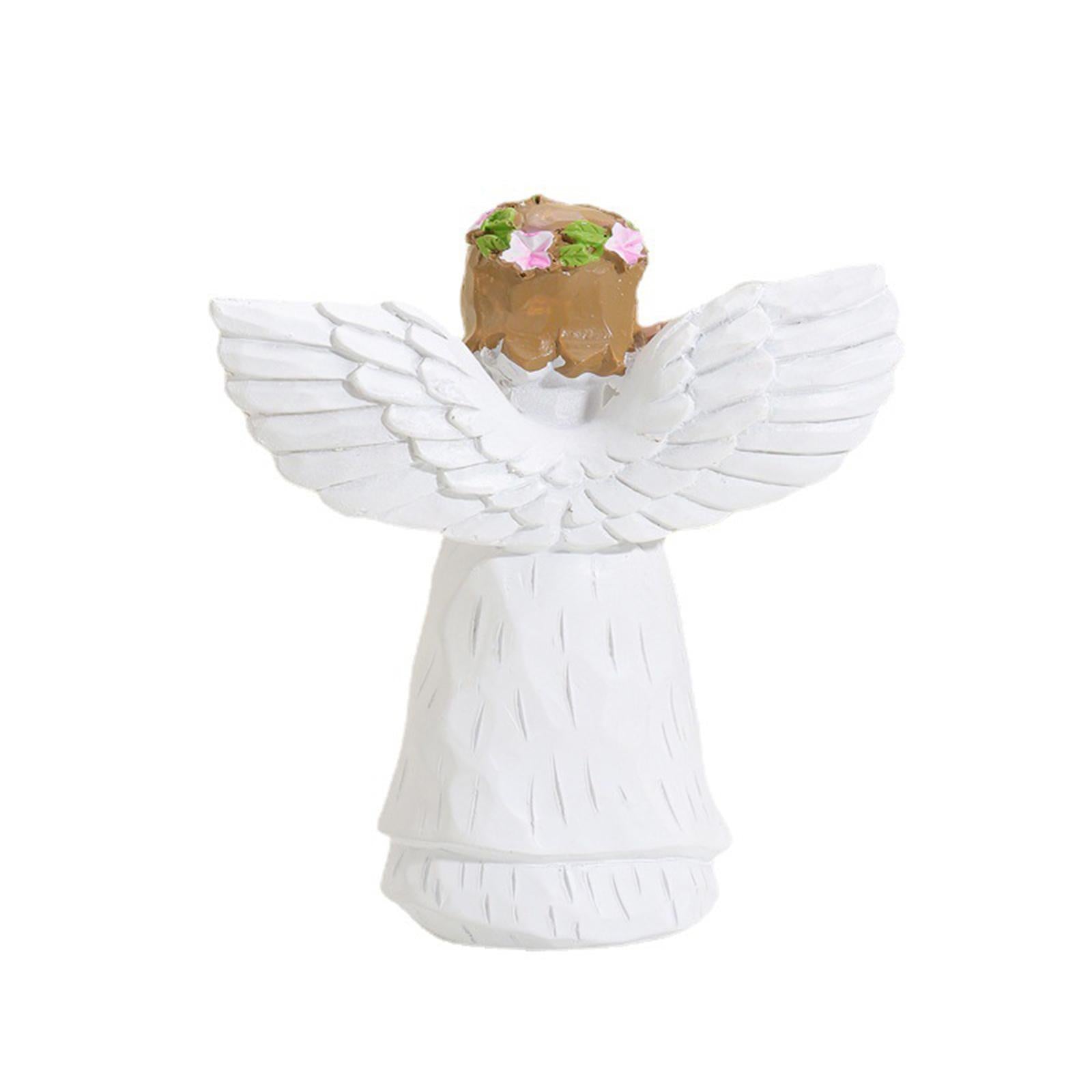 Angel Statue Angel of Friendship Dog Cute Resin for Living Room Desktop Room