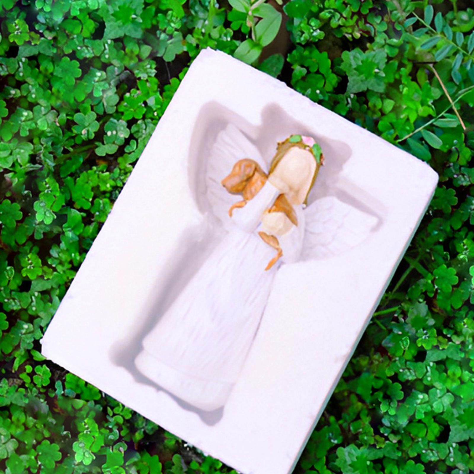 Angel Statue Angel of Friendship Dog Cute Resin for Living Room Desktop Room