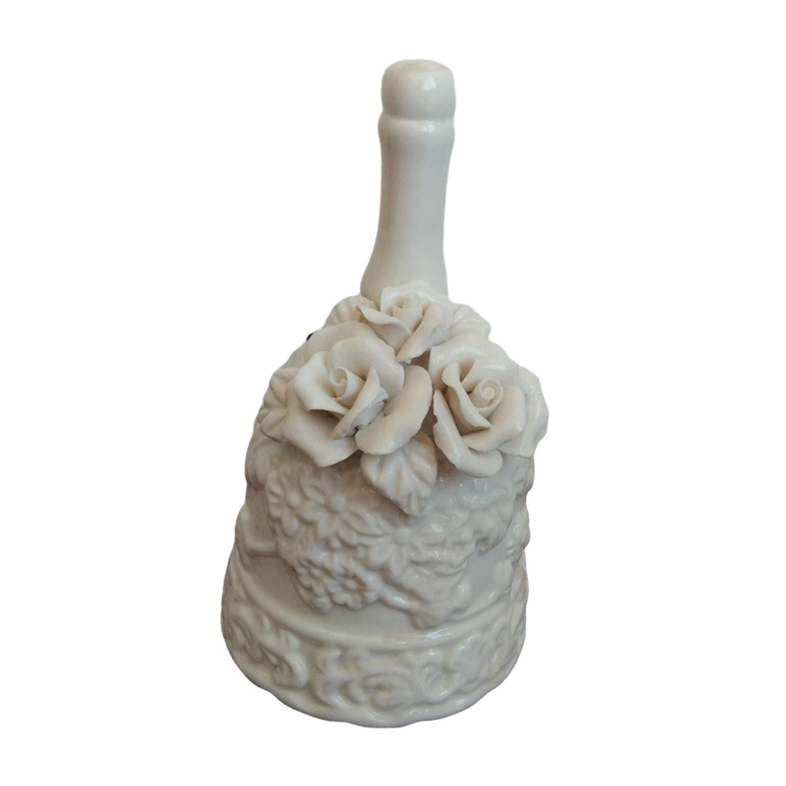 Handbell Ceramic Handheld Home Decoration Souvenir Dining Table Ringing Bell