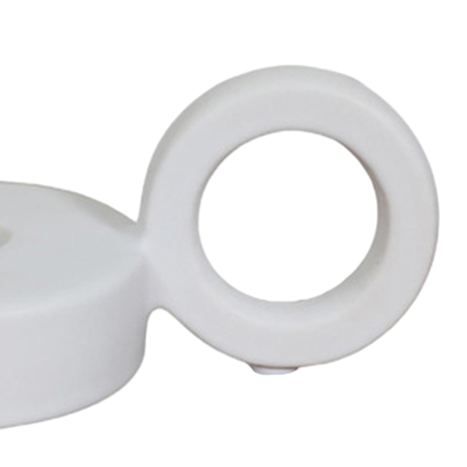 Candle Holder Creative Candle Stand for Housewarming Gifts Anniversary Party White