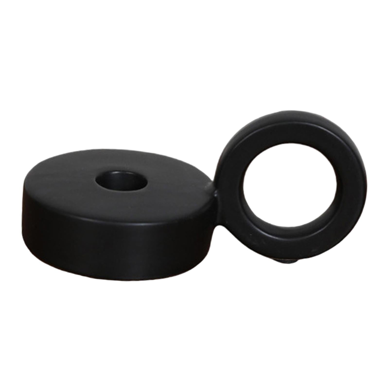 Candle Holder Creative Candle Stand for Housewarming Gifts Anniversary Party Black