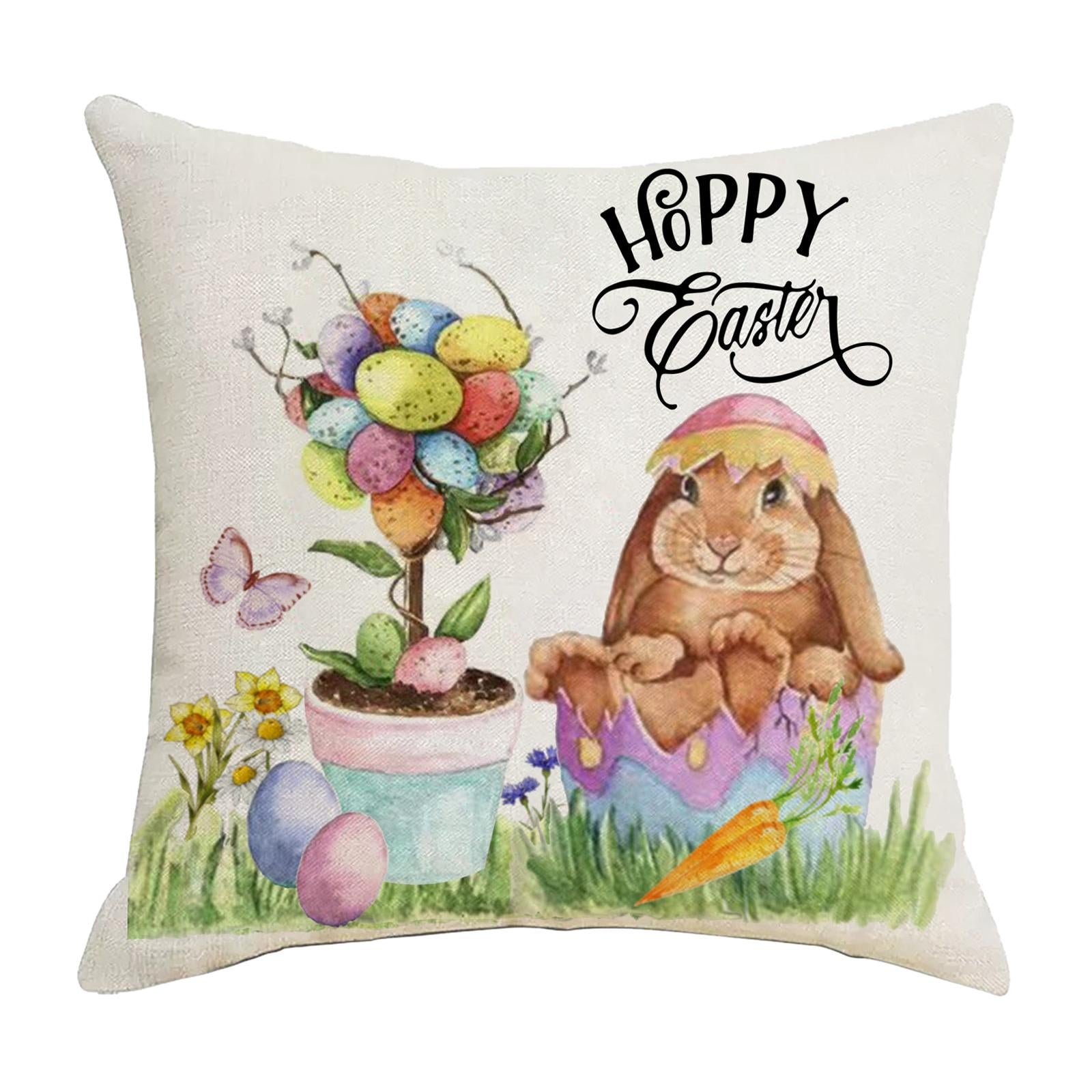 Easter Pillow Cover Easter Decor Holiday Decor Home Decor Easter Pillow Case Style A