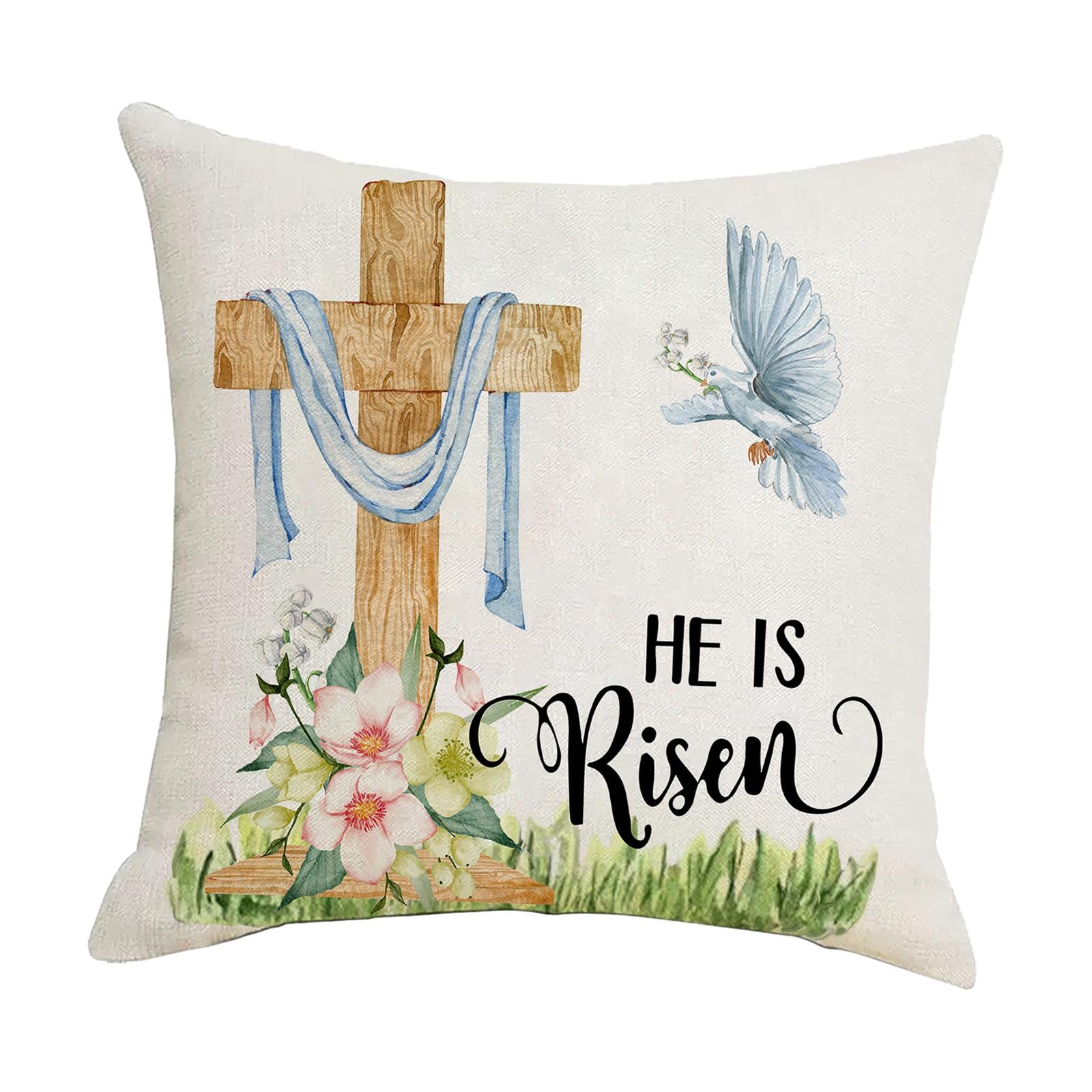 4xEaster Pillow Cover Easter Decor Holiday Decor Home Decor Easter Pillow Case Style D