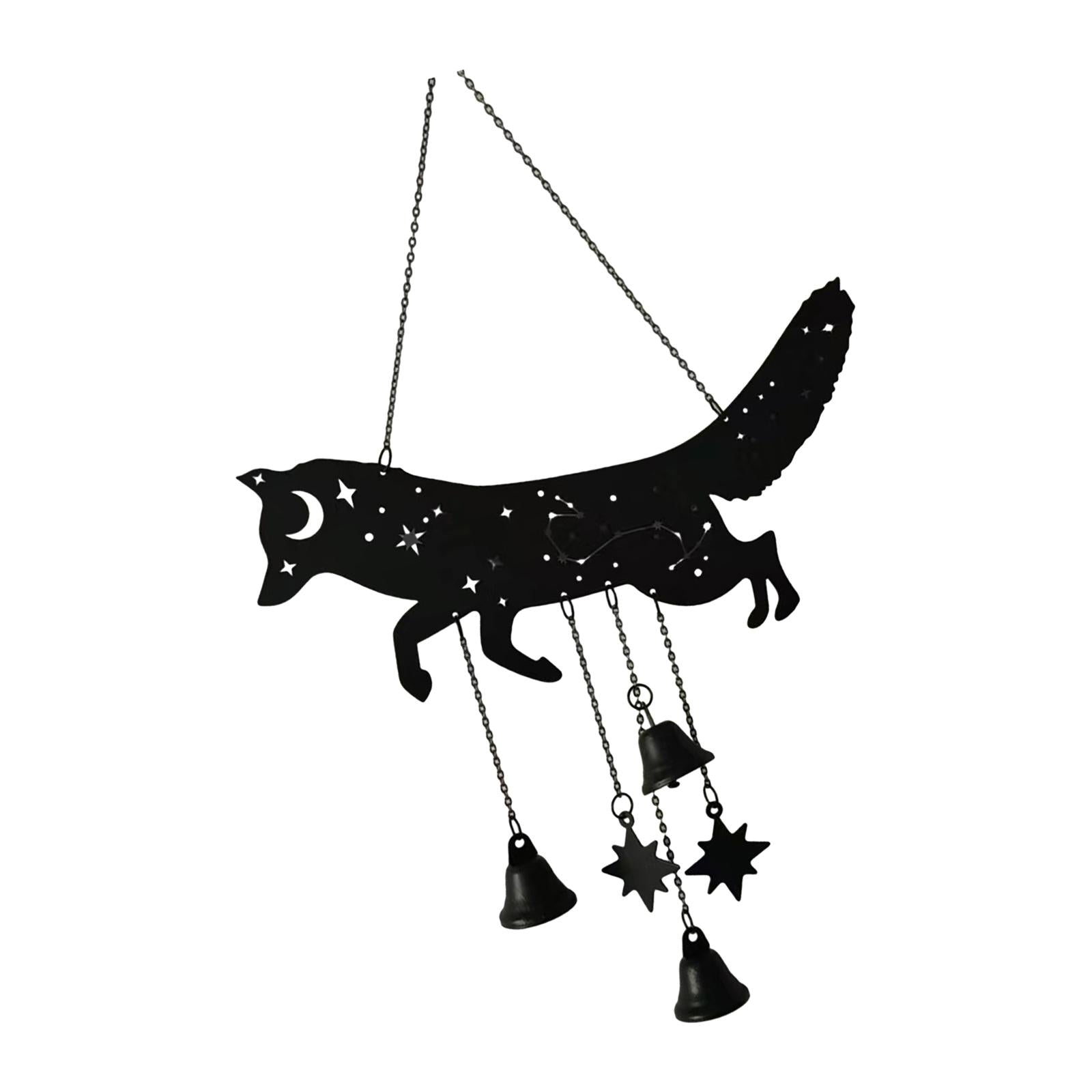 Metal Wind Chime Easter Pendant Gift Party Supplies Decorations Hanging Bell Fox