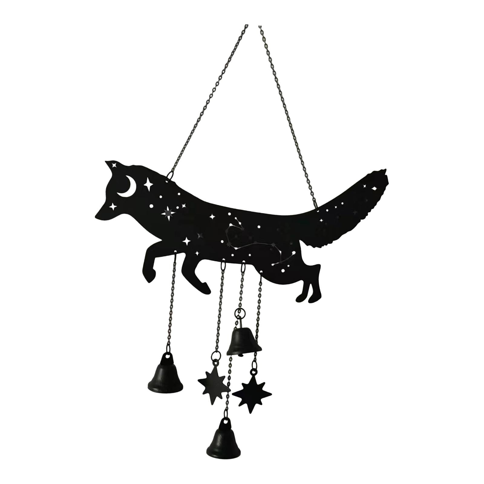 Metal Wind Chime Easter Pendant Gift Party Supplies Decorations Hanging Bell Fox