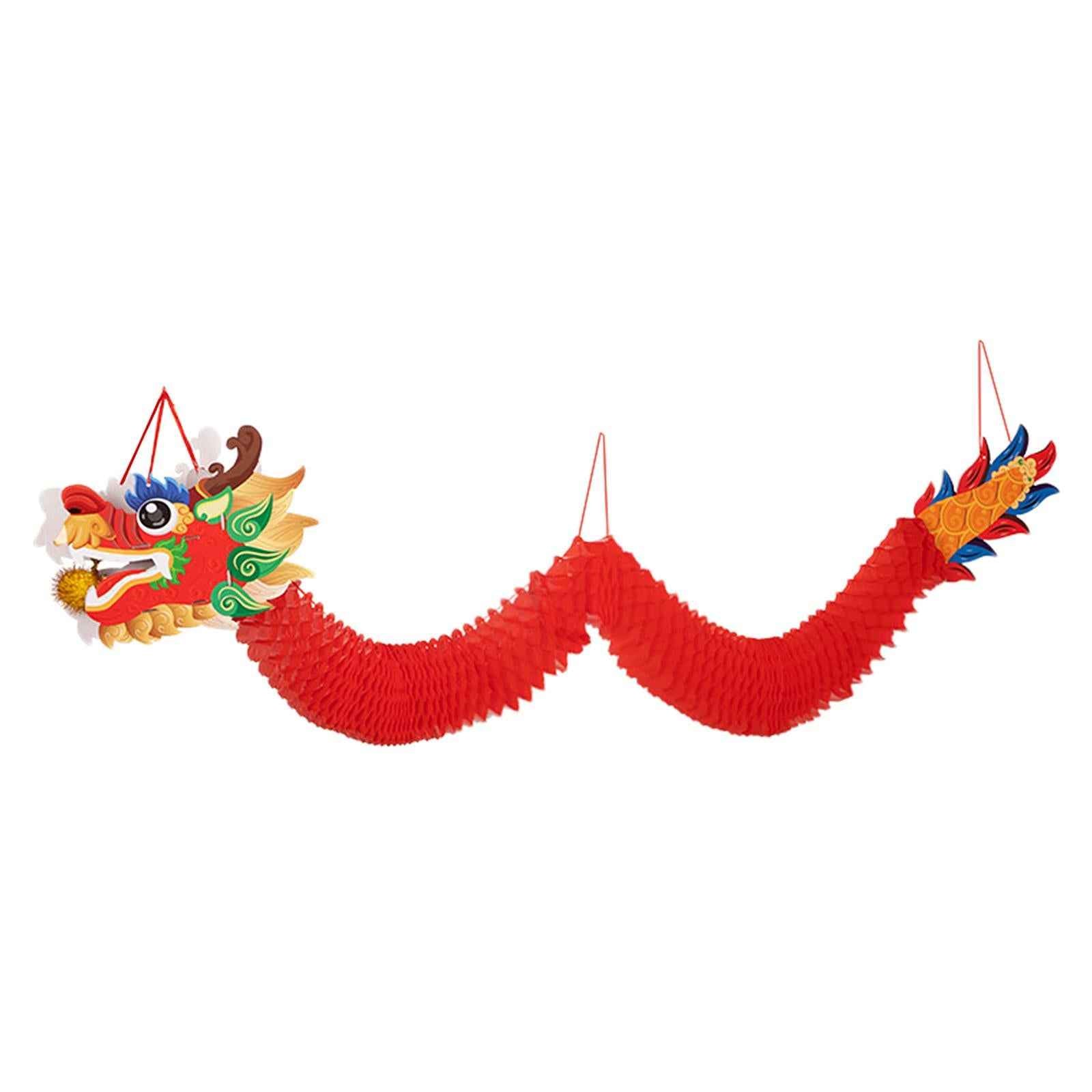 Chinese New Year Hanging Ornament Supermarket Mall Dragon Garland Decoration Length 2m