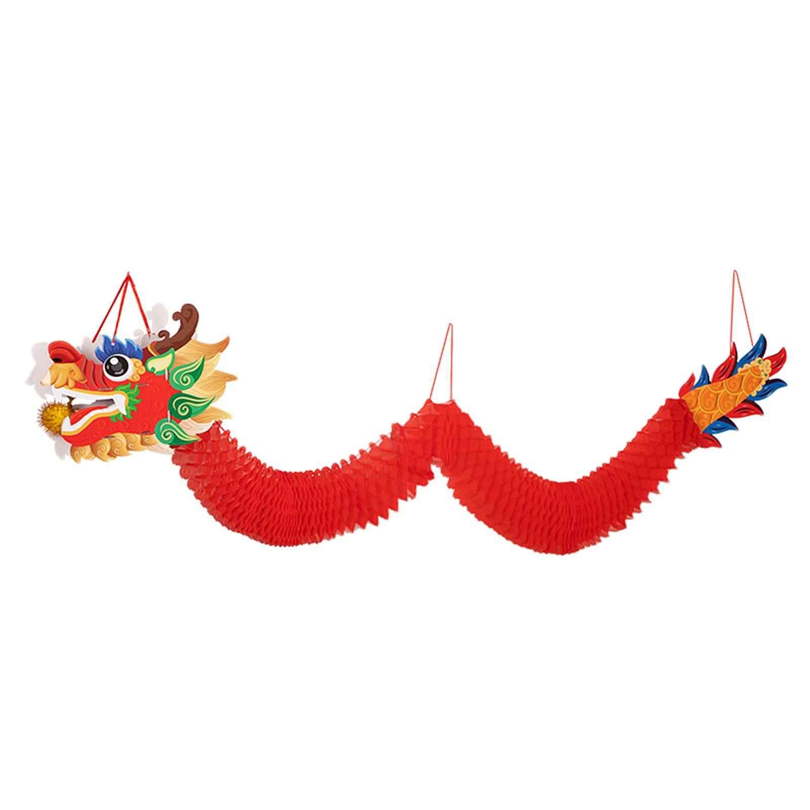 Chinese New Year Hanging Ornament Supermarket Mall Dragon Garland Decoration Length 2m