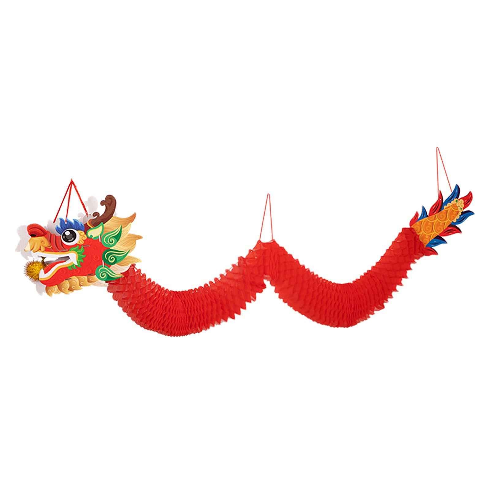 Chinese New Year Hanging Ornament Supermarket Mall Dragon Garland Decoration Length 2m