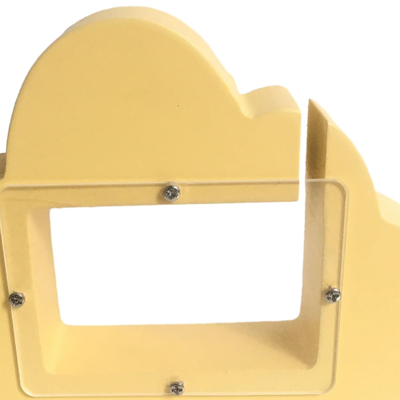 Piggy Bank Cloud Shape Storage Money Box for Wedding Vacation Birthday Gifts Creamy yellow