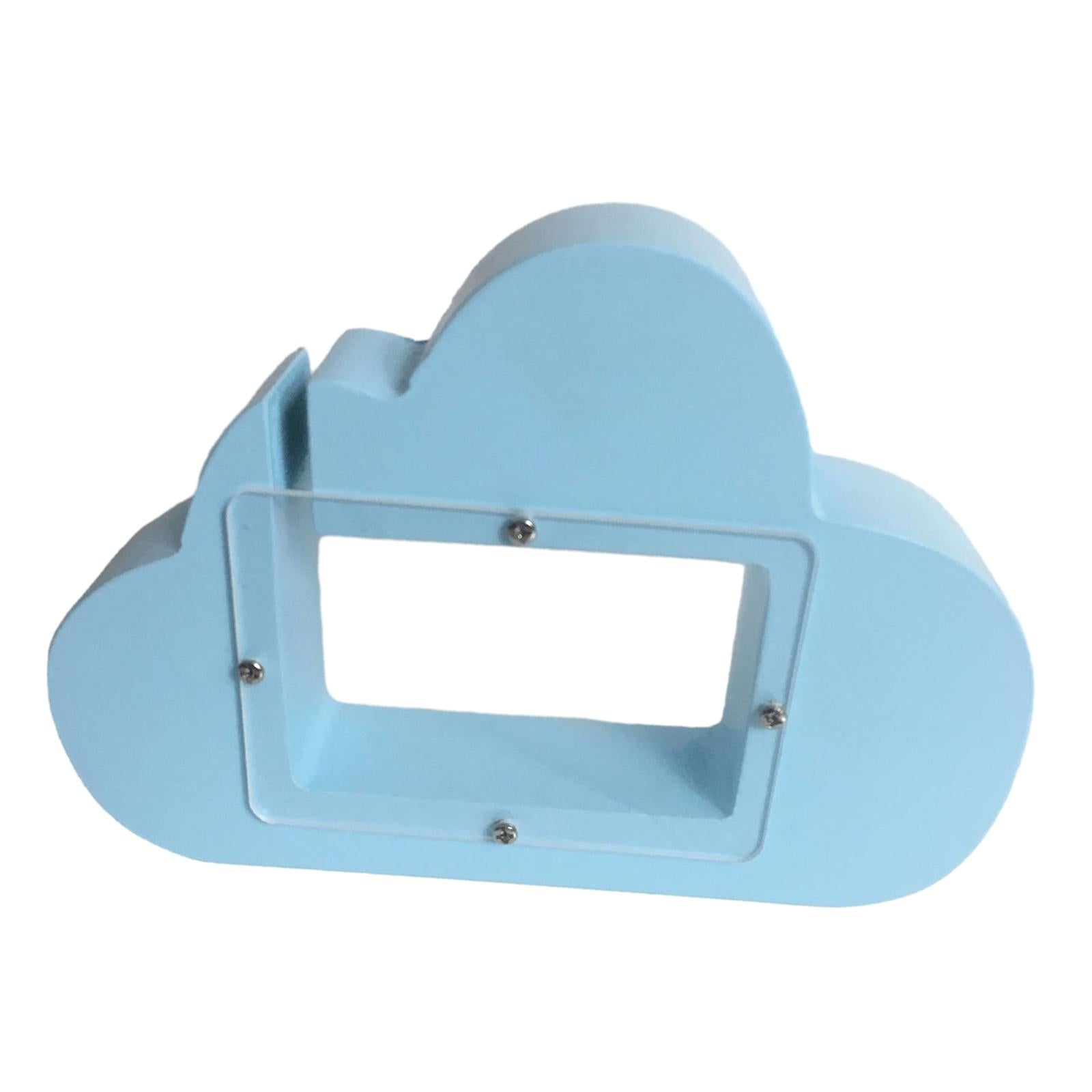 Piggy Bank Cloud Shape Storage Money Box for Wedding Vacation Birthday Gifts Blue