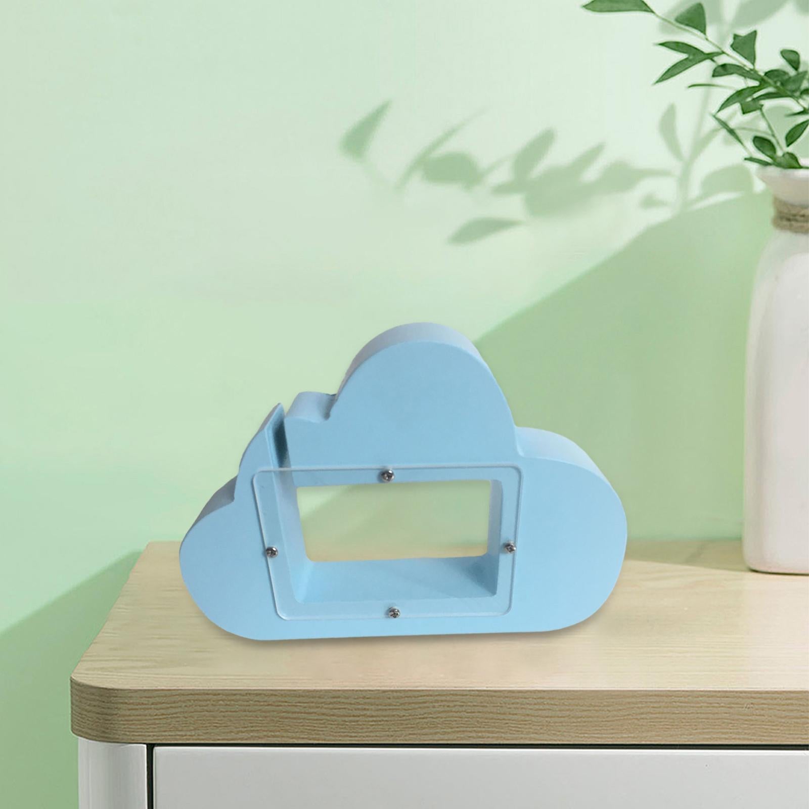 Piggy Bank Cloud Shape Storage Money Box for Wedding Vacation Birthday Gifts Blue