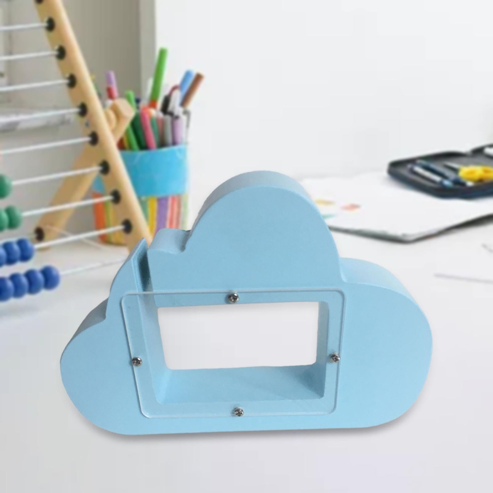 Piggy Bank Cloud Shape Storage Money Box for Wedding Vacation Birthday Gifts Blue