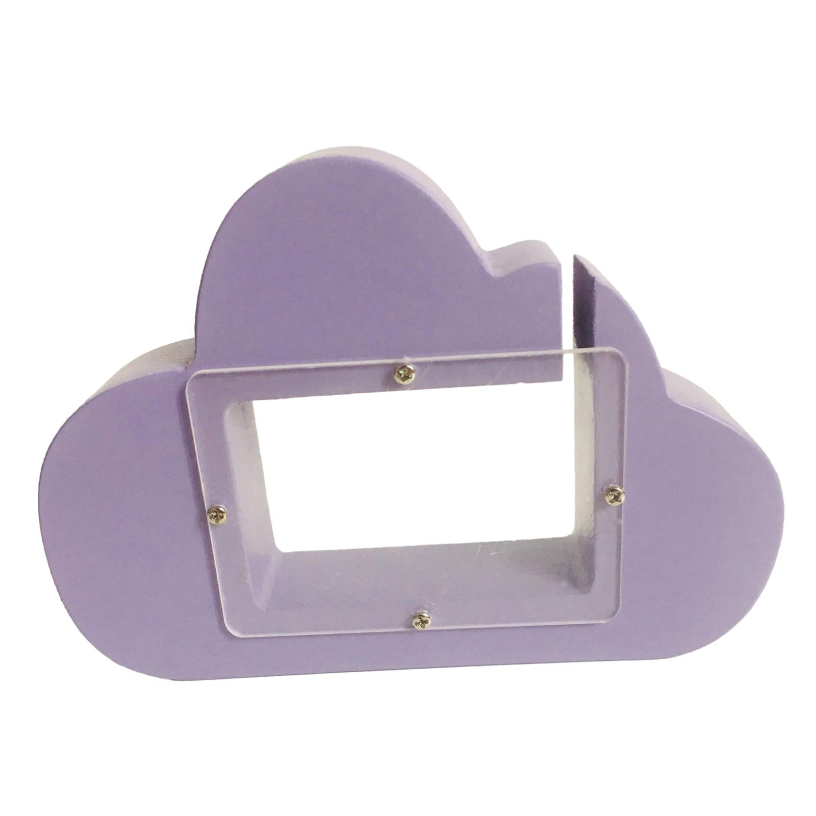 Piggy Bank Cloud Shape Storage Money Box for Wedding Vacation Birthday Gifts violet