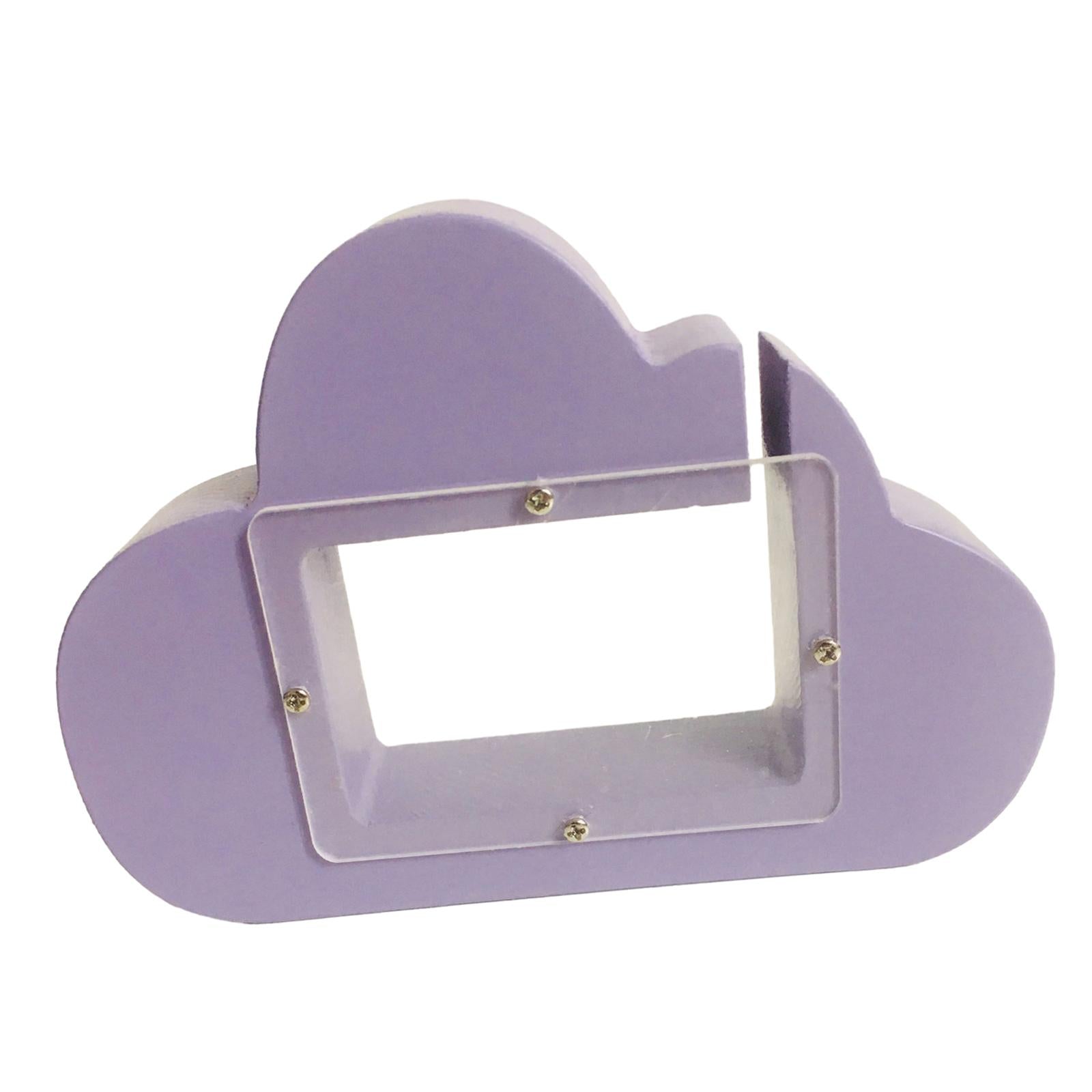 Piggy Bank Cloud Shape Storage Money Box for Wedding Vacation Birthday Gifts violet