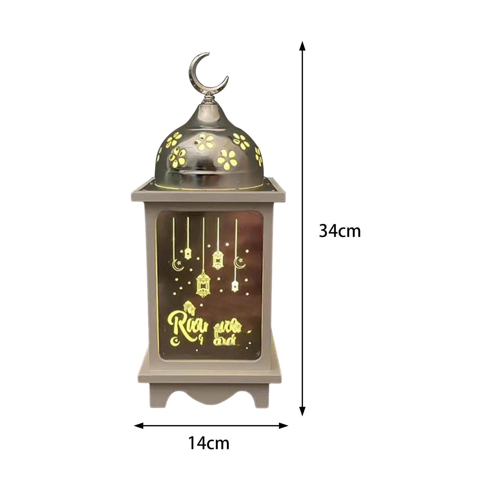 Ramadan Lantern Lamp Party Supplies Home Decoration for Indoor Outdoor Table Large